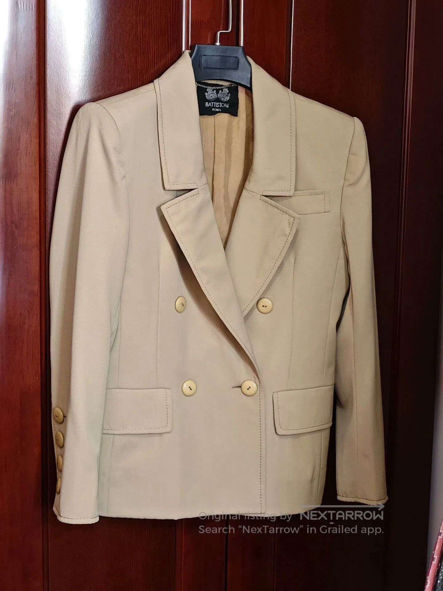 Battistoni Battistoni Italian Wool Blend Women’s Blazer. Size M / US 6-8 / IT 42-44 - 1 Thumbnail
