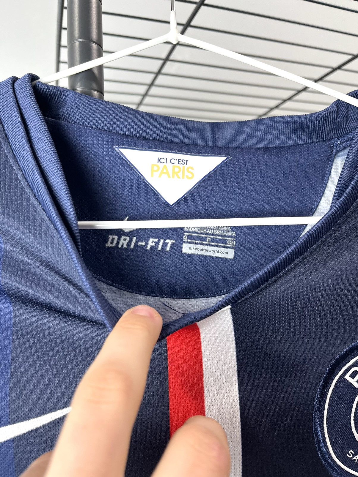 Nike Nike Paris Saint German PSG Soccer Jersey T Shirt 2014 2015 Size US S / EU 44-46 / 1 - 6 Thumbnail