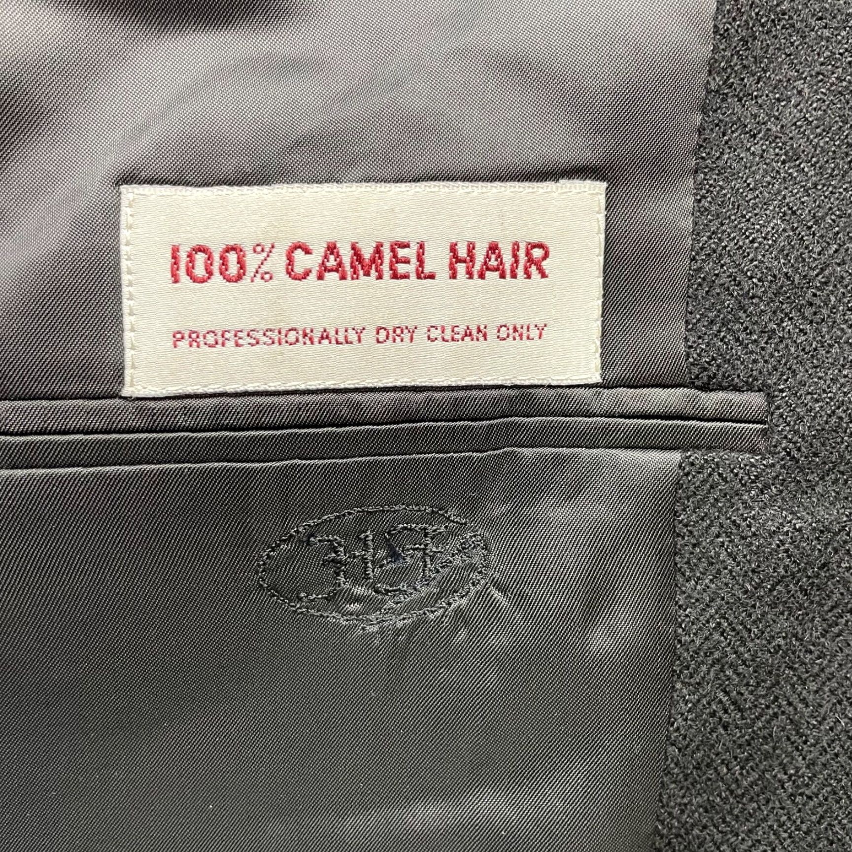Camel Hickey Freeman Blazer Jacket Men’s 44R - 100% Camel Hair Black - 3-Button Front, Single Vented, Notch Lapel, Regular Fit, 44 Chest, Business, Men Size 44R - 6 Thumbnail