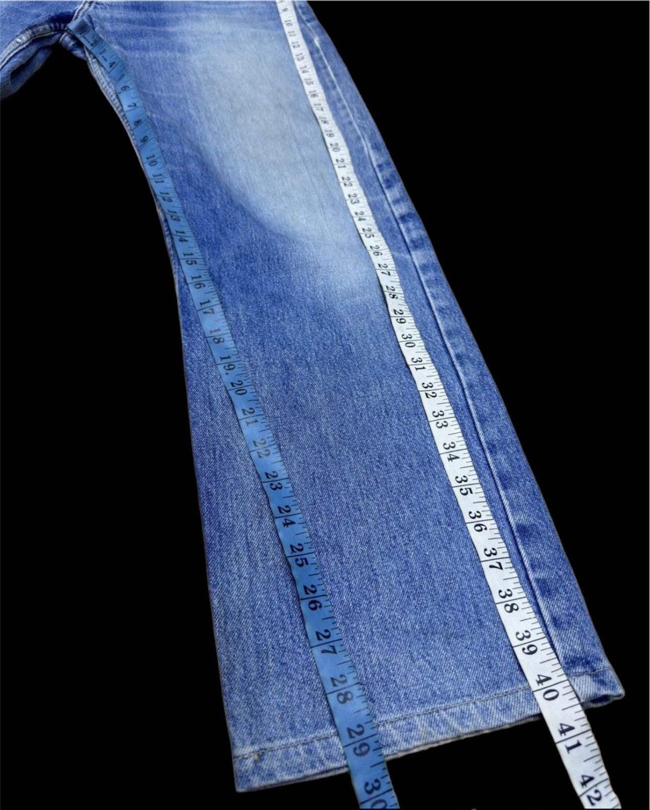 Levi's Vintage 90s Levis 607 Orange Tag Denim 32x29 JJ79 Size US 32 / EU 48 - 4 Thumbnail