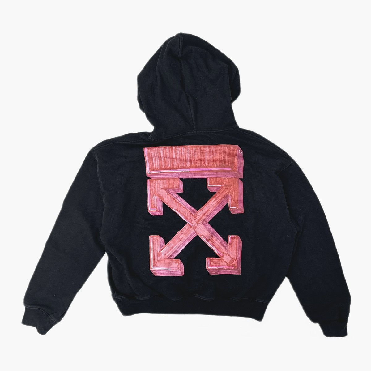 Off White Marker Hoodie | Grailed