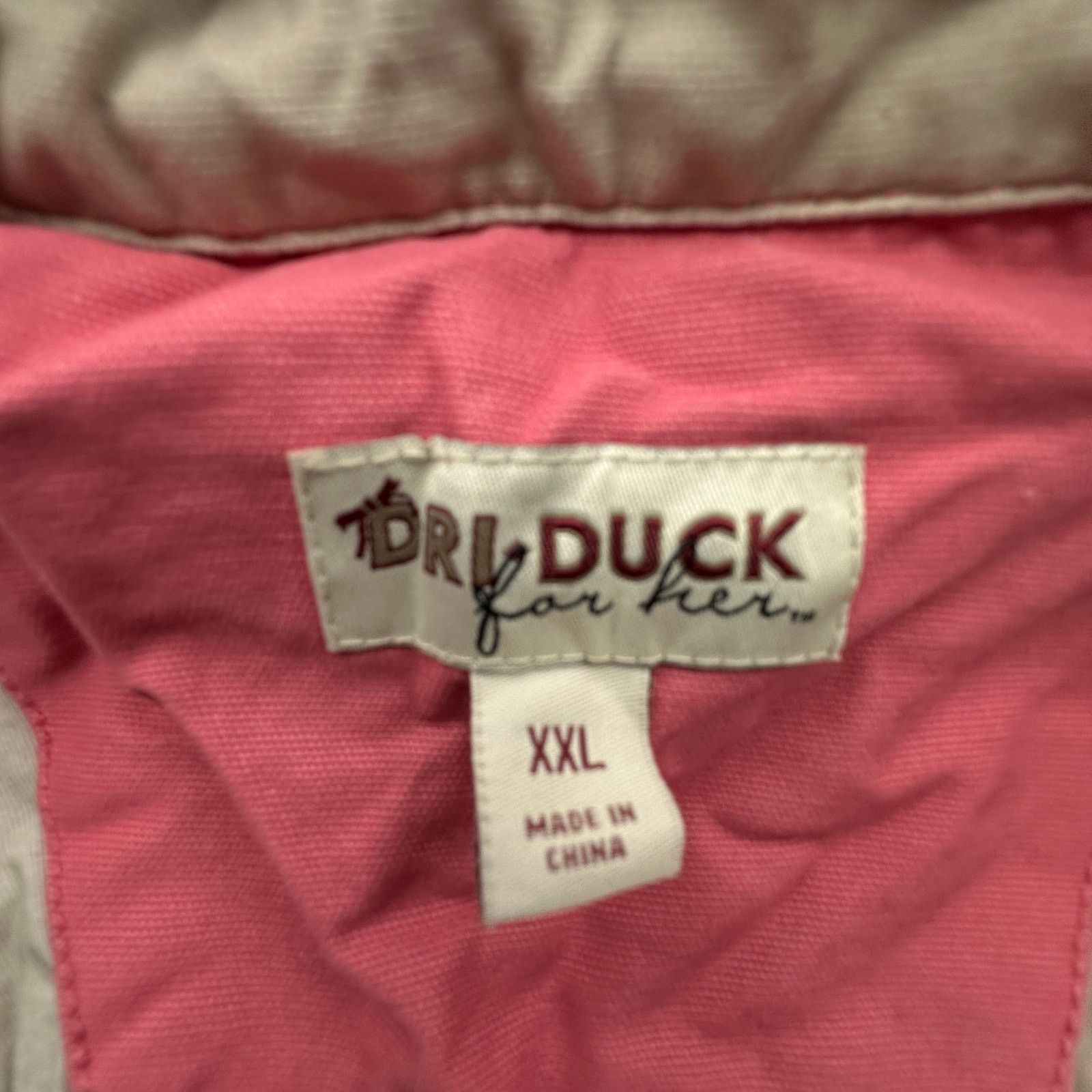 Other Dri Duck For Her Pink Canvas Work Jacket Womens XXL Pink Size XXL / US 16-18 / IT 52-54 - 2 Thumbnail