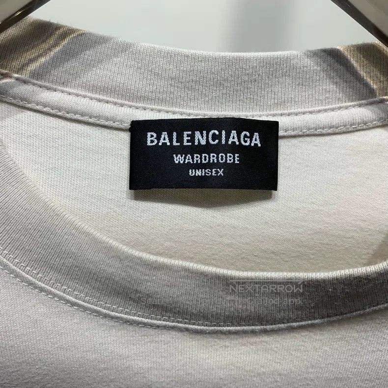 Balenciaga Balenciaga Logo Letter Printed Round Short Sleeve T-Shirt Size US L / EU 52-54 / 3 - 2 Thumbnail