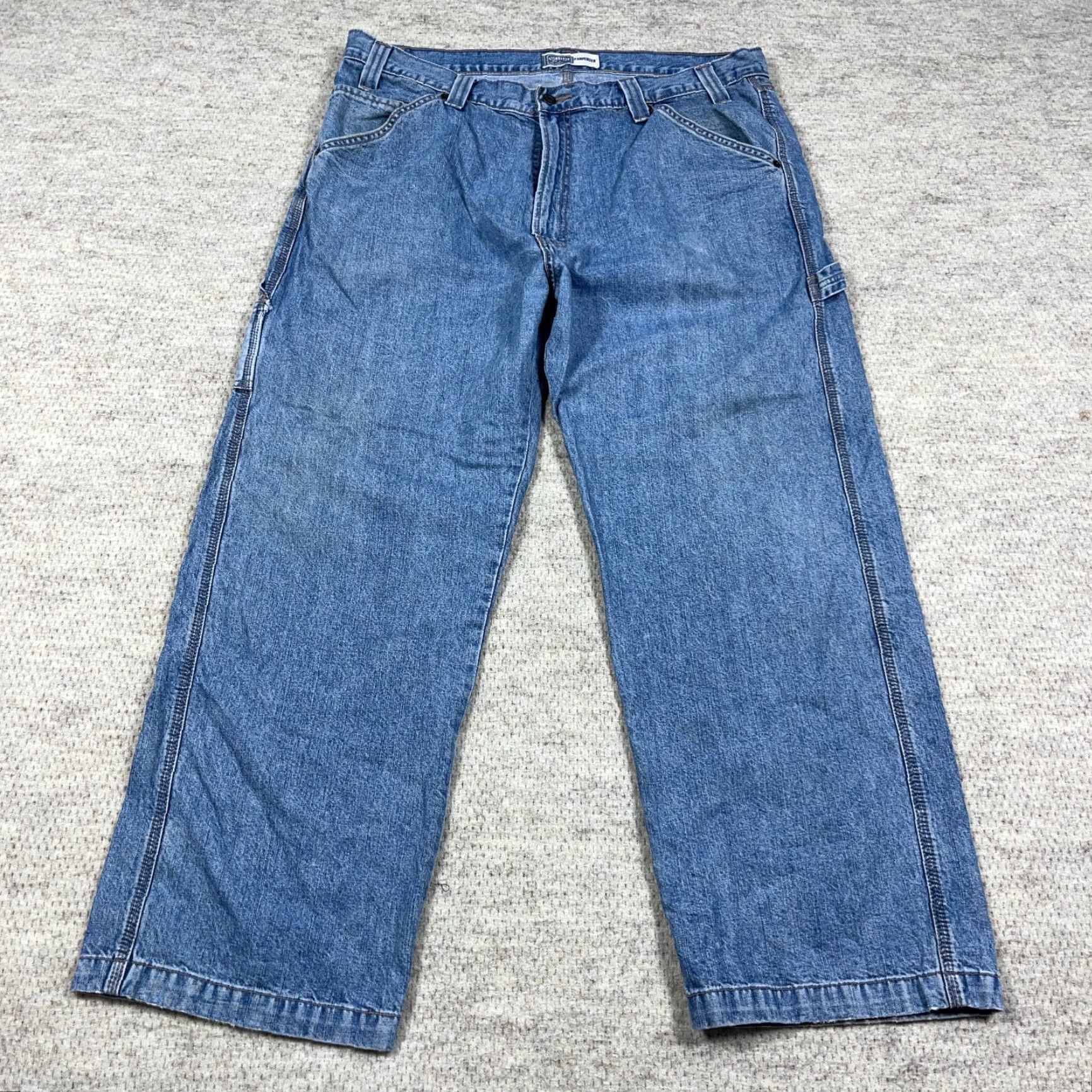 Levi's VINTAGE Levi's Jeans Men 38x30 Baggy Carpenter 5-Pocket Denim Blue Grunge Work Wear Size US 38 / EU 54 - 3 Thumbnail