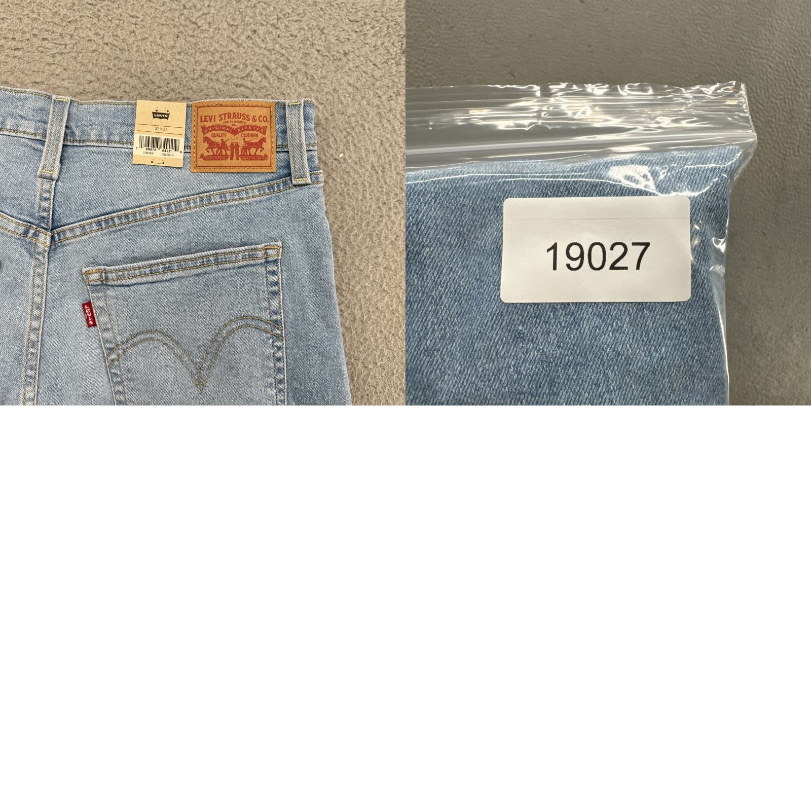 Levi's Levi's Jeans Women 32x27 Blue Ribcage Distressed Ankle Button Fly Denim Light Wash Regular Womens Size 24" / US 00 / IT 34 - 9 Thumbnail