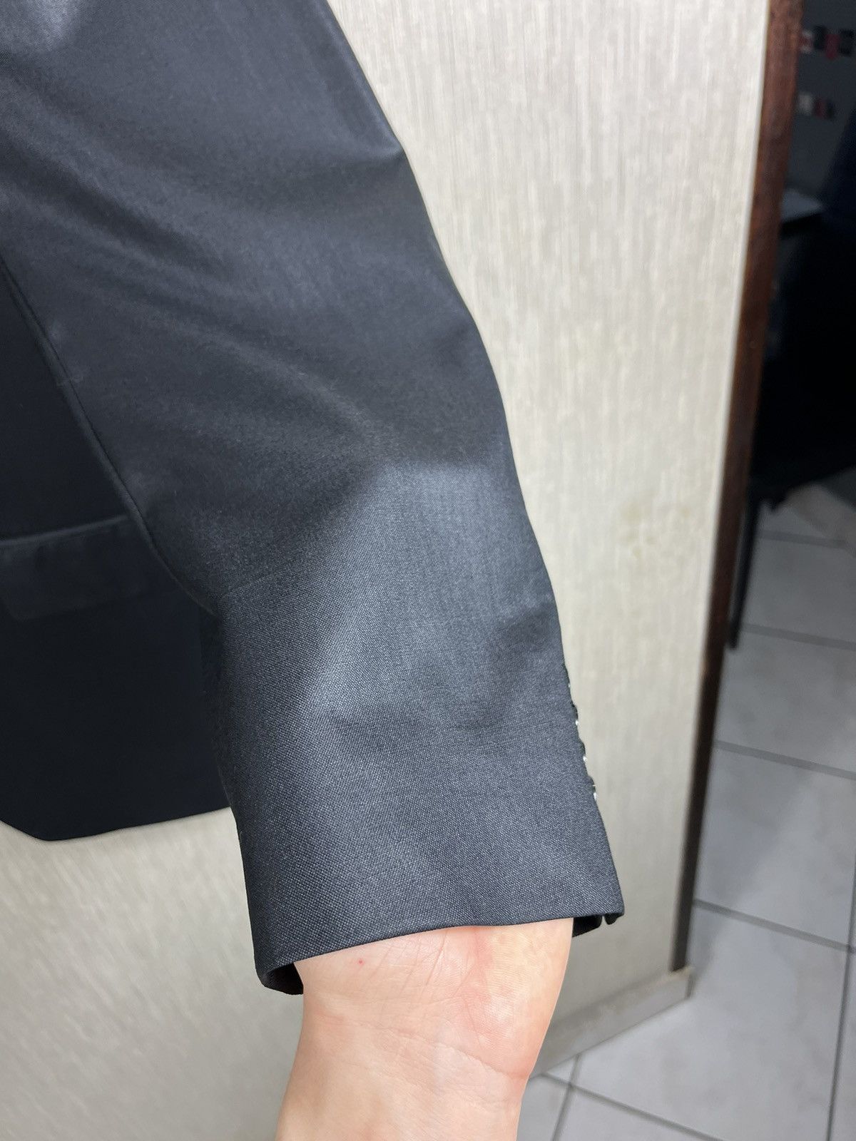 Ermenegildo Zegna × Z Zegna Ermenegildo Z Zegna wool blazer jacket shiny calico fabric Size 50R - 9 Thumbnail
