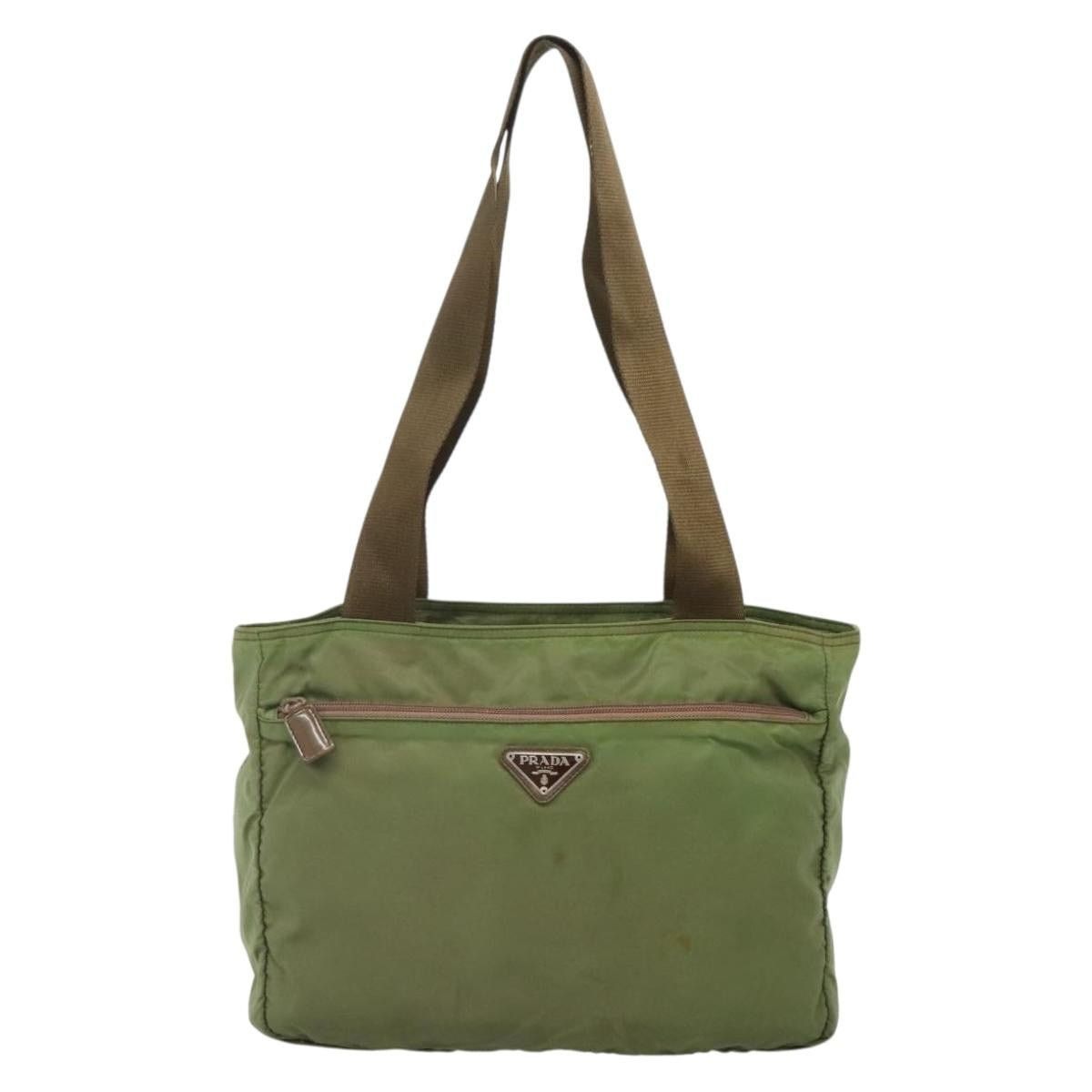Prada PRADA Shoulder Bag Nylon Khaki Silver Size ONE SIZE - 2 Thumbnail