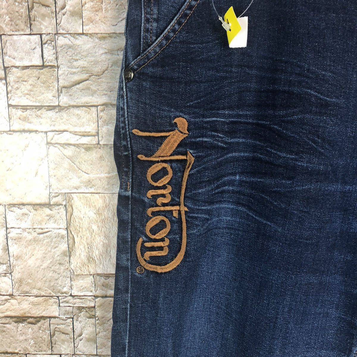 Japanese Brand × Norton Norton Blue Denim Pants #A64 Size US 34 / EU 50 - 7 Thumbnail