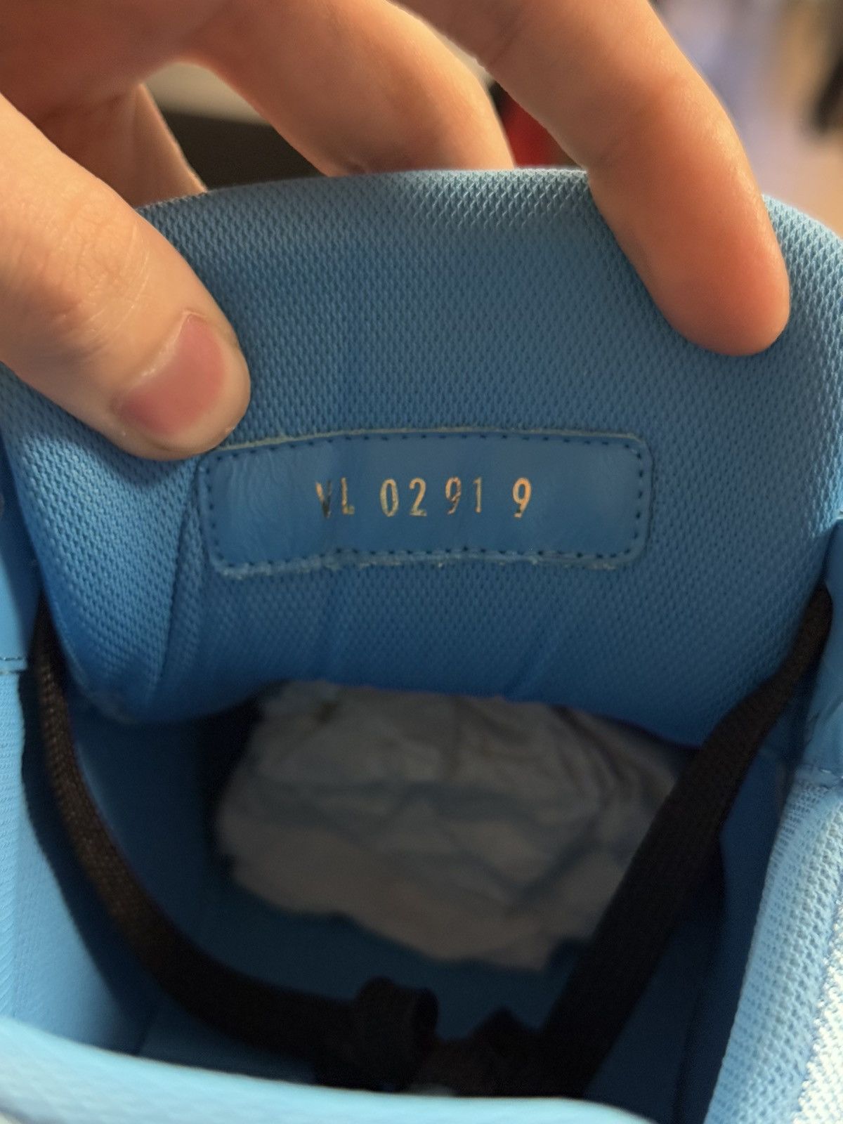 Louis Vuitton Louis Vuitton Blue Trainer Low Top Size 9LV/10US (NEW) Size US 10 / EU 43 - 10 Thumbnail