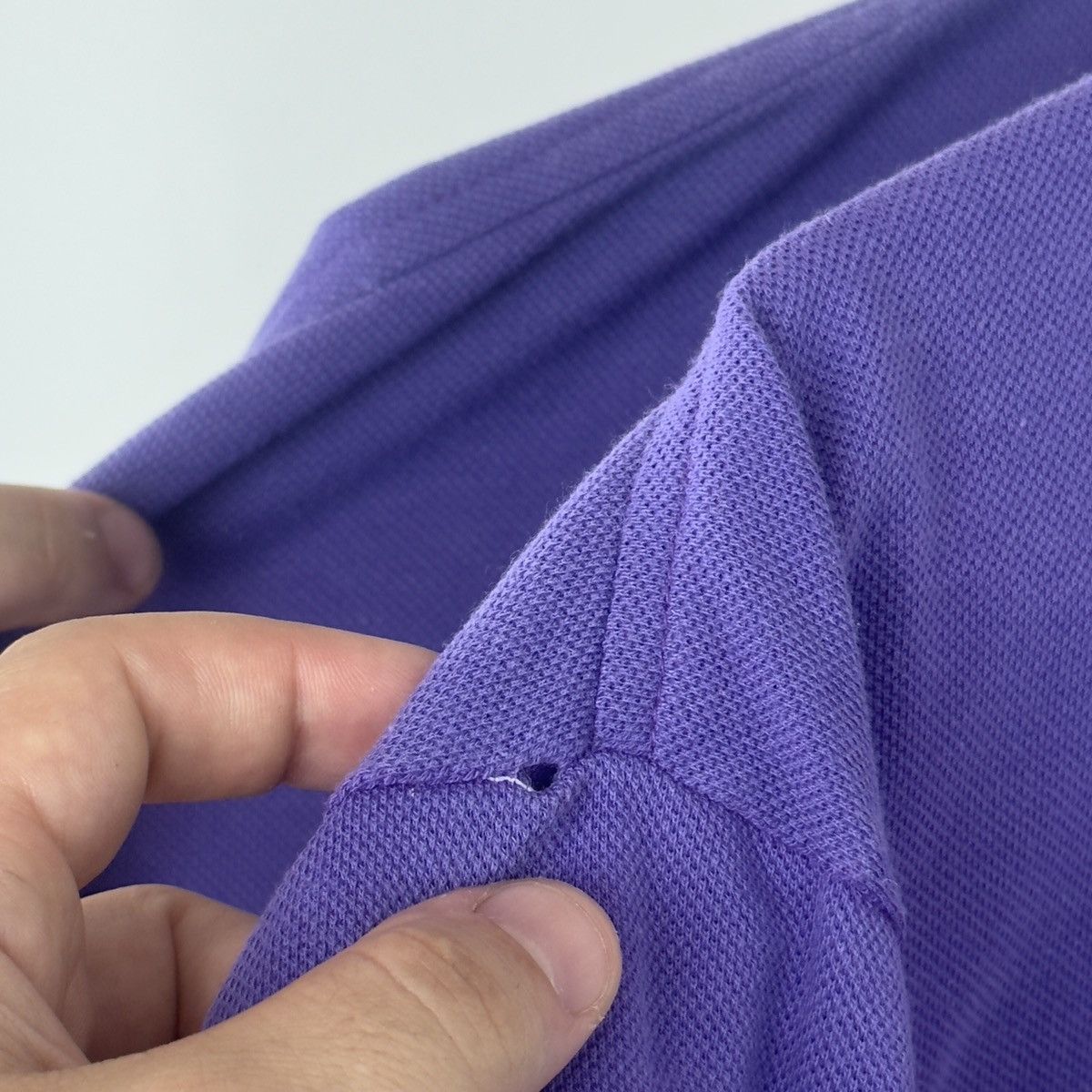 Lacoste Lacoste Chemise Polo Vintage Purple Mini Crocodile Size US XL / EU 56 / 4 - 7 Thumbnail