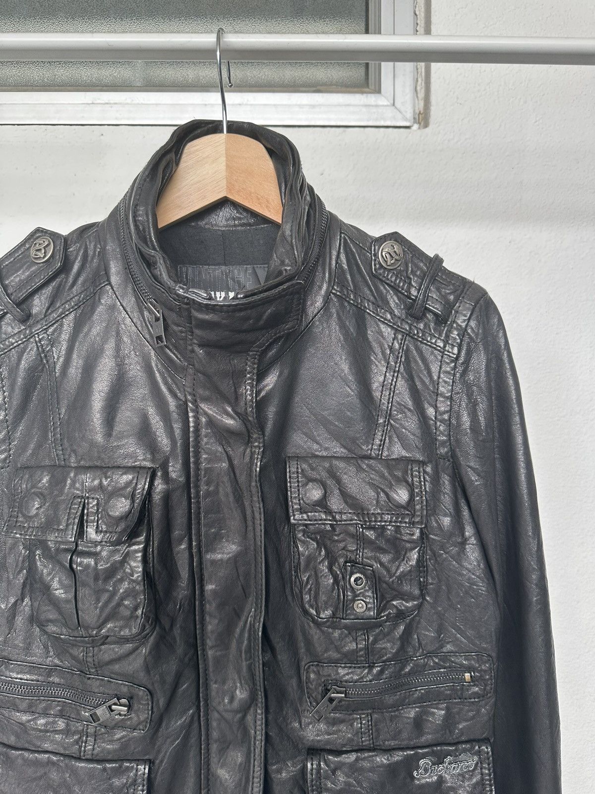BUCKAROO 🔥Grail🔥 AW10 Buckaroo sheepskin leather jacket Size US M / EU 48-50 / 2 - 13 Thumbnail