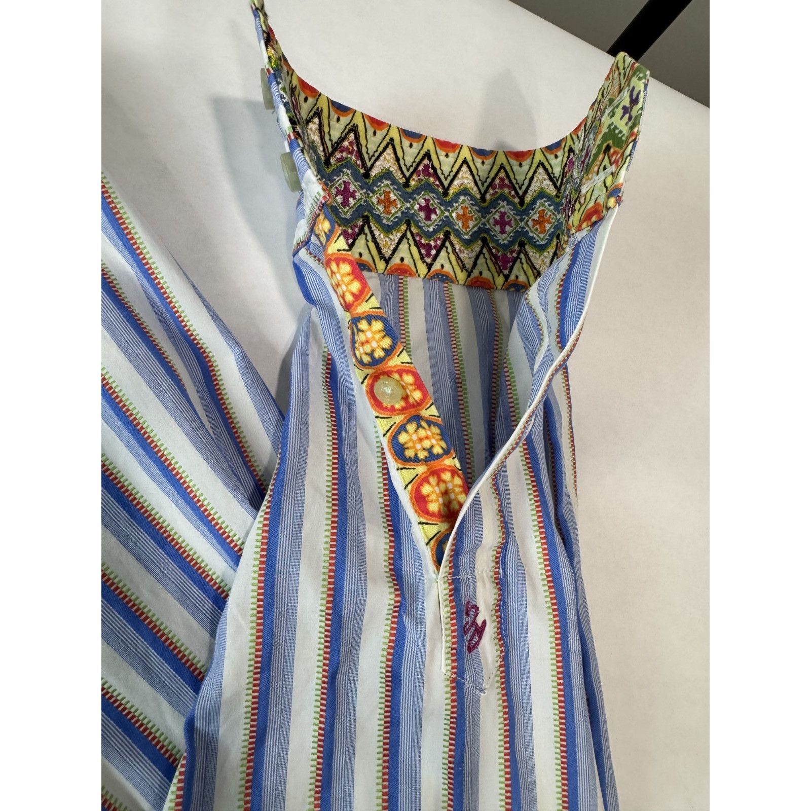 Robert Graham Twee Robert Graham Contrast Cuff Vibrant Aztec Shirt Large Size US L / EU 52-54 / 3 - 3 Thumbnail