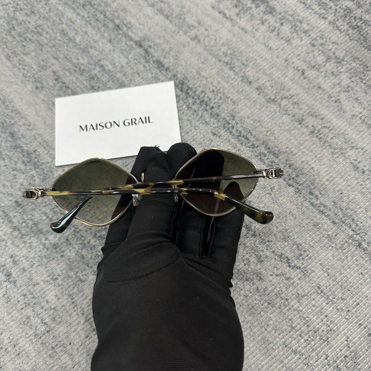 Chrome Hearts CHROME HEARTS DIAMOND DOG ANTIQUE GOLD HOLLYWOOD SUNGLASSES Size ONE SIZE - 4 Thumbnail
