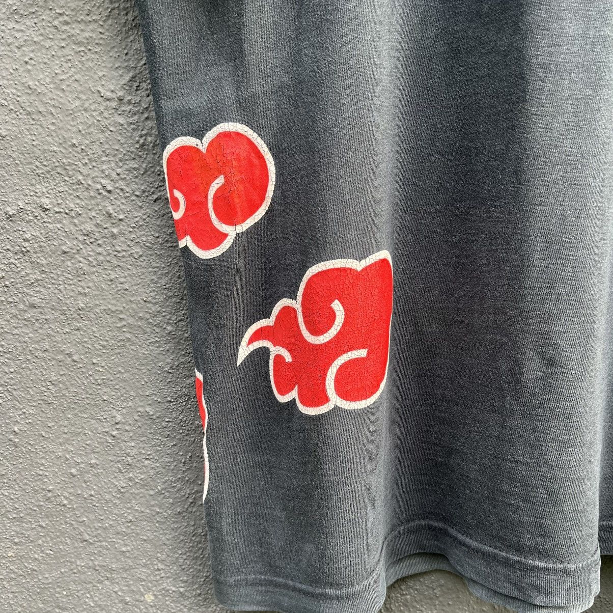 Anime Thrashed Faded Akatsuki Group Naruto Japanese Anima Tee Size US M / EU 48-50 / 2 - 3 Thumbnail
