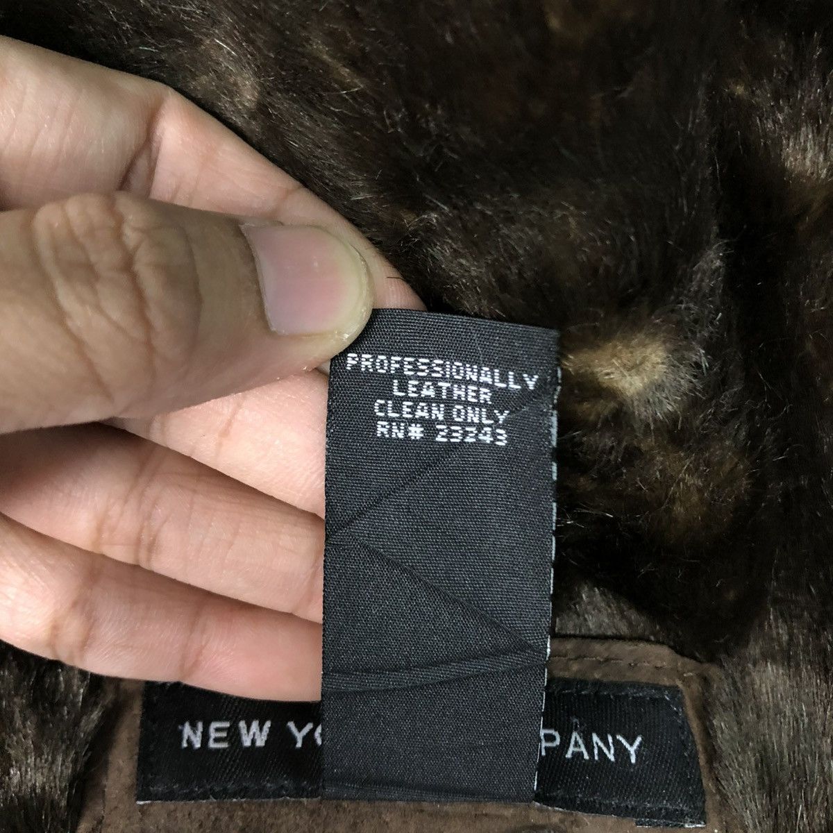 Japanese Brand 🔥VINTAGE LEATHER JACKET BLANKET FUR NY COMPANY ISSEY MIYAKE Size US XL / EU 56 / 4 - 21 Thumbnail