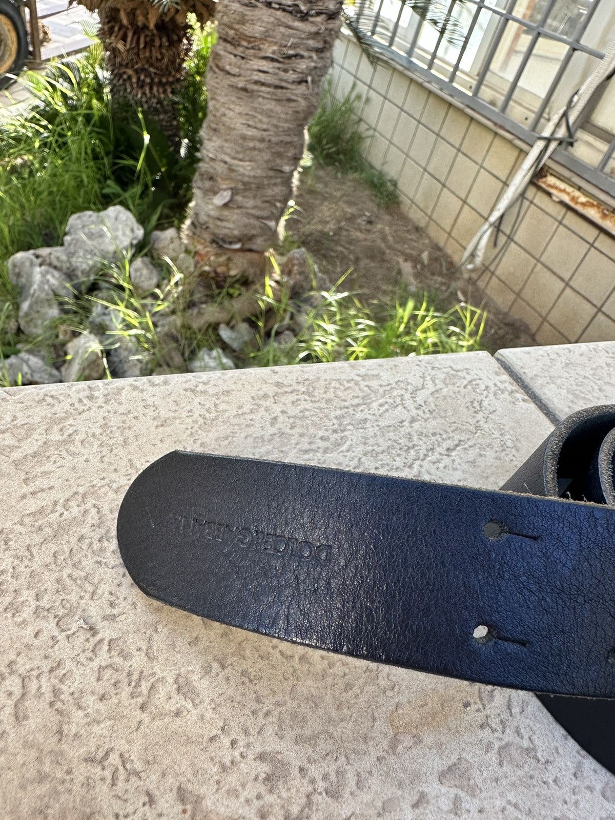 Dolce & Gabbana Dolce&Gabbana Leather Belt Black Size ONE SIZE - 4 Thumbnail