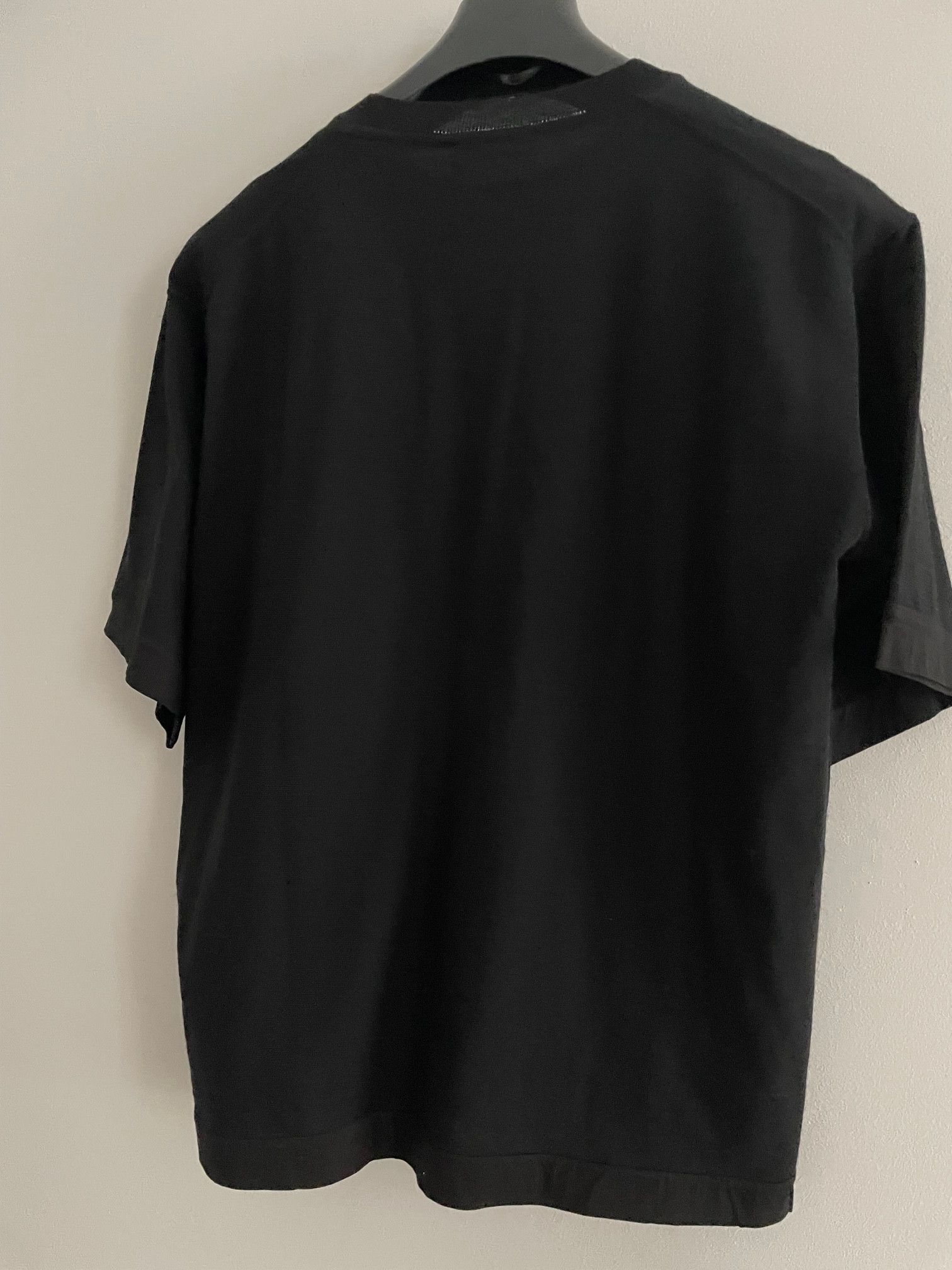 Jil Sander Jil Sander Black wool and cotton boxy t-shirt size 46 S Size US S / EU 44-46 / 1 - 5 Thumbnail