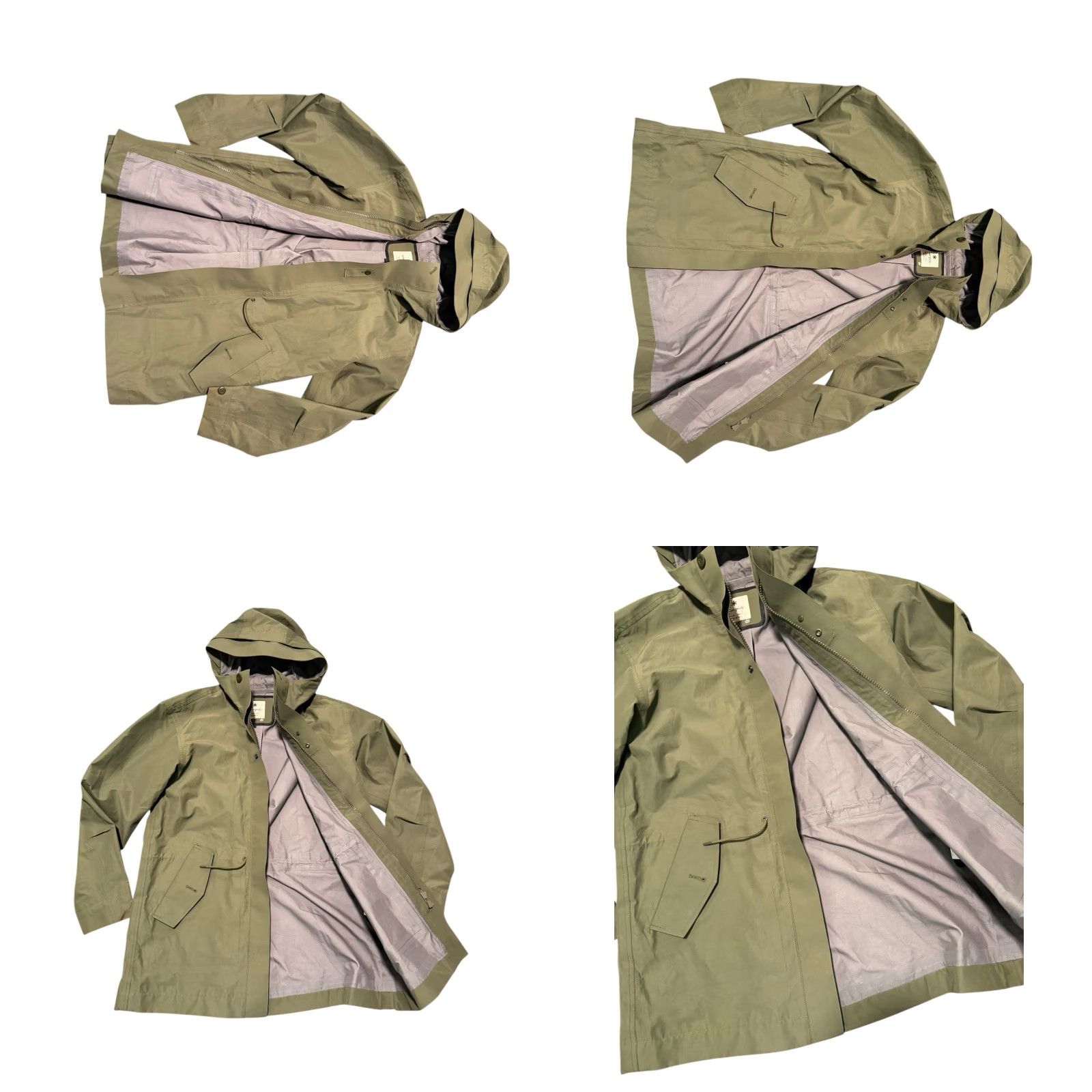 Snow Peak Snow Peak eVent C/N Rain Jacket Parka Green JPN M / US S JK-19AU101 Mens Parka Jacket Size US M / EU 48-50 / 2 - 8 Thumbnail