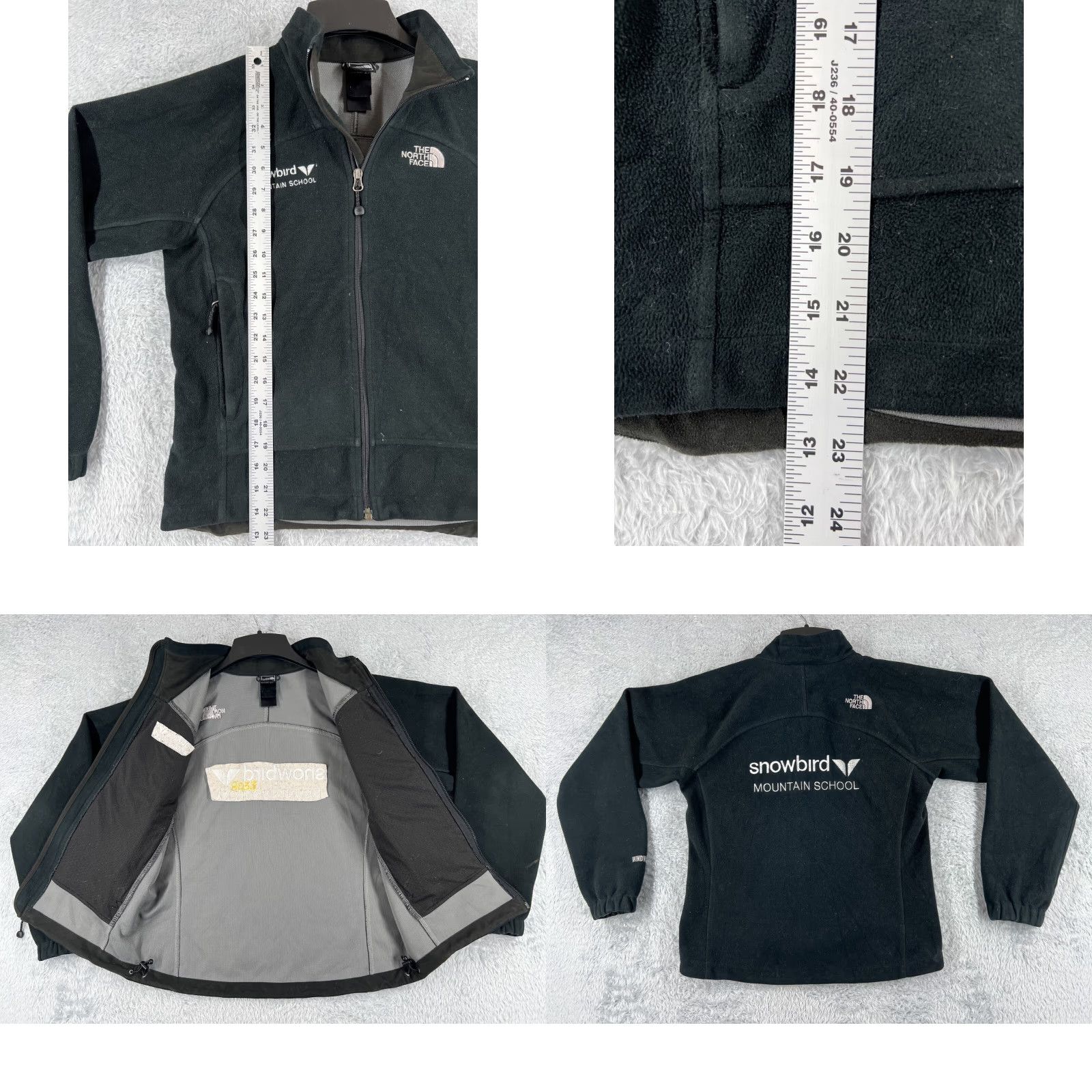 The North Face The North Face Jacket Women Small Black Full Zip Mock Neck Polyester Windwall Size S / US 4 / IT 40 - 9 Thumbnail