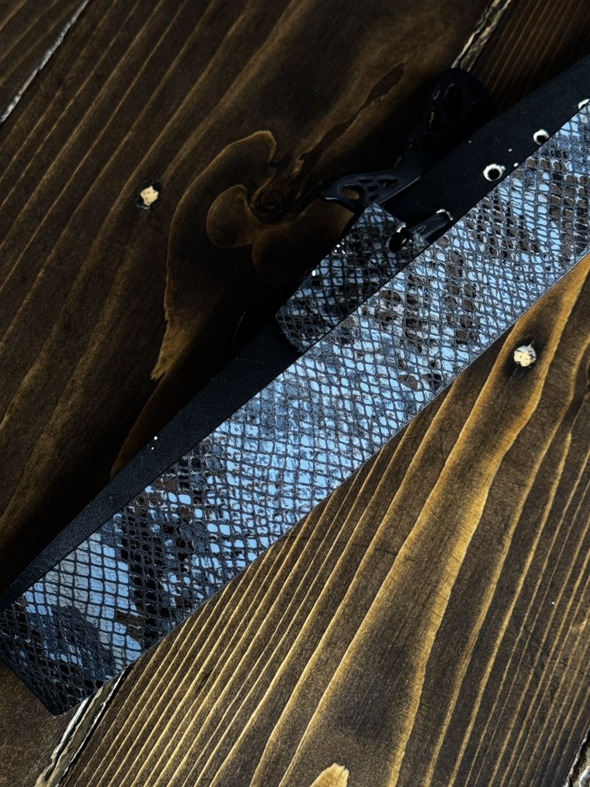 Miss Sixty Miss Sixty Python Leather Y2K 00’s Belt Size ONE SIZE - 7 Thumbnail