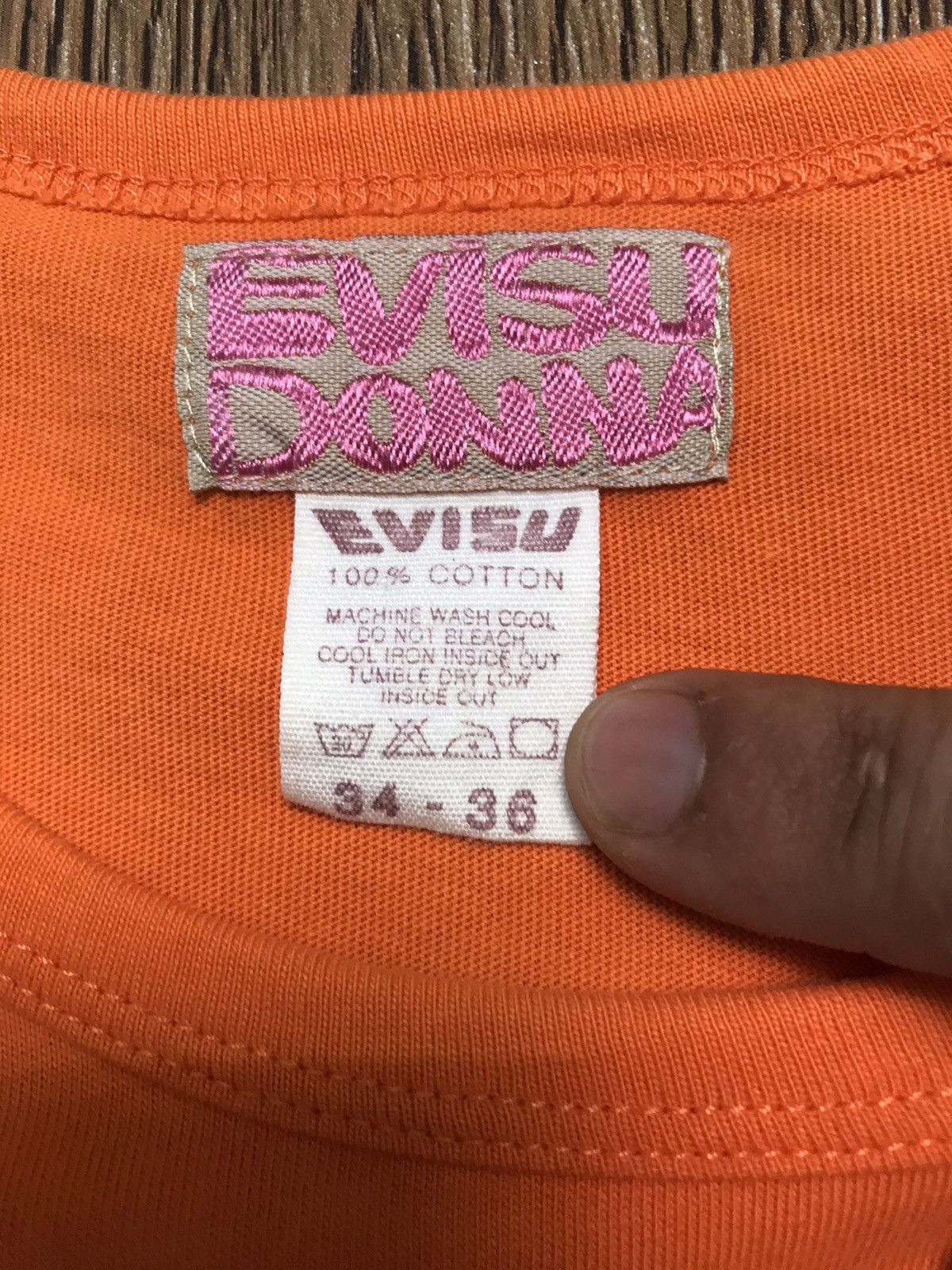 Evisu × Japanese Brand Donna Evisu Big Pocket Tshirt Size XS / US 0-2 / IT 36-38 - 4 Thumbnail