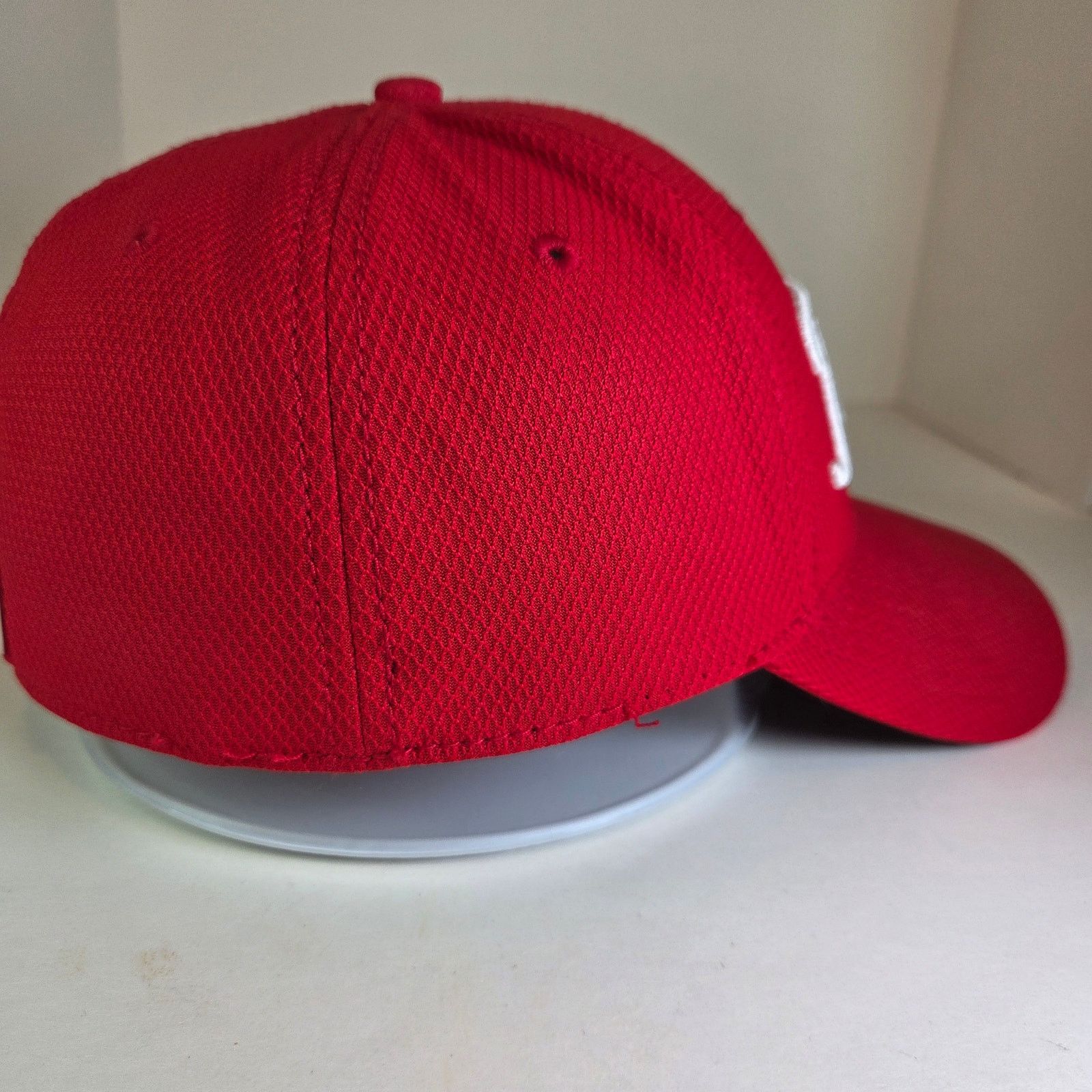 Titleist Titleist M/L Red Golf Cap A-Flex Fitted Mesh Polyester Hat Size ONE SIZE - 4 Thumbnail