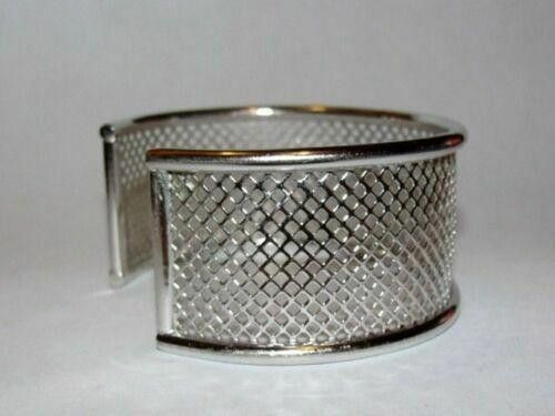 Designer Sterling Silver Fish Net Cuff Bracelet Size ONE SIZE - 3 Thumbnail