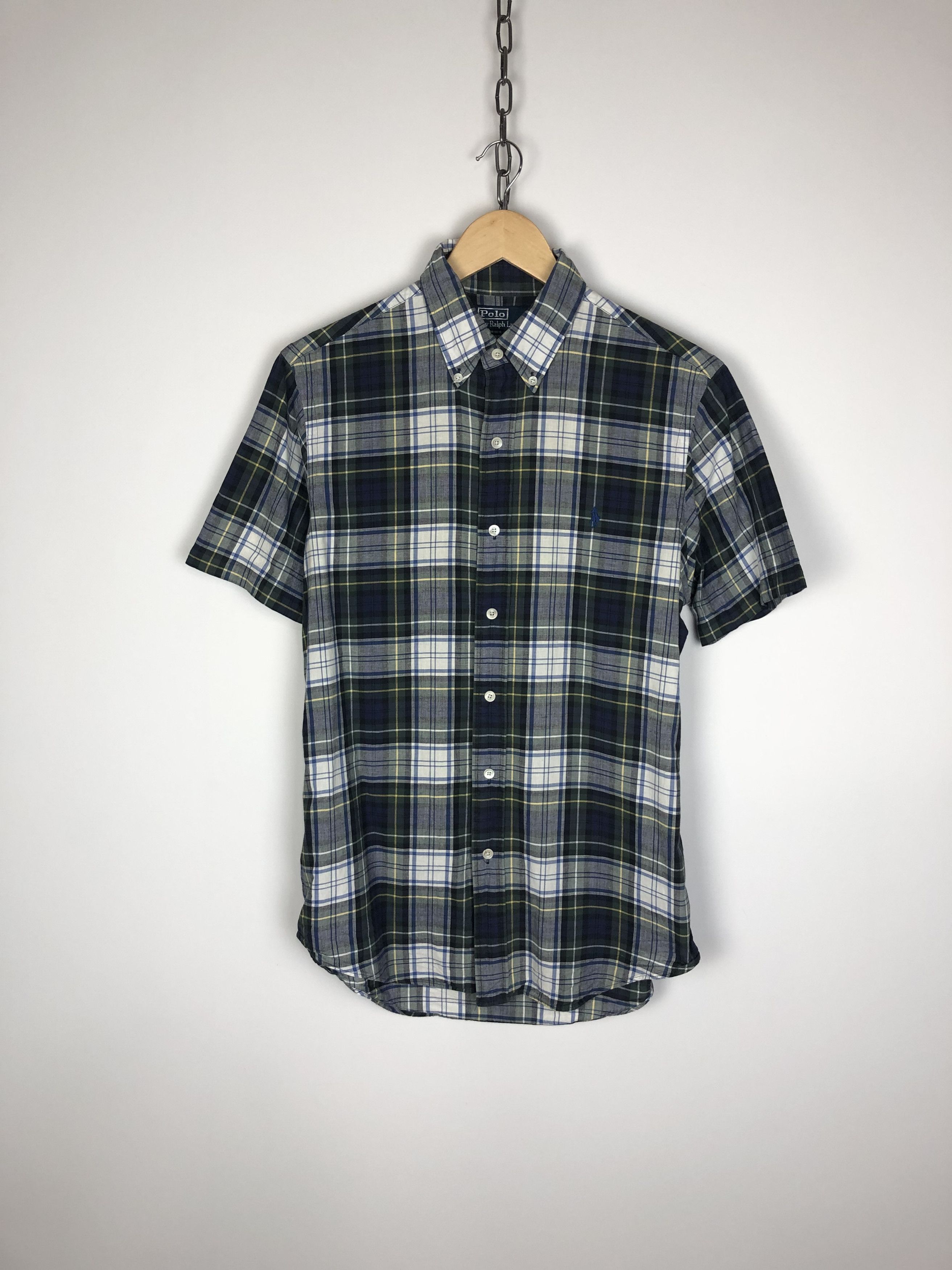 Polo Ralph Lauren Polo Ralph Lauren Check Shirt Vintage Small Logo M Size US M / EU 48-50 / 2 - 1 Thumbnail