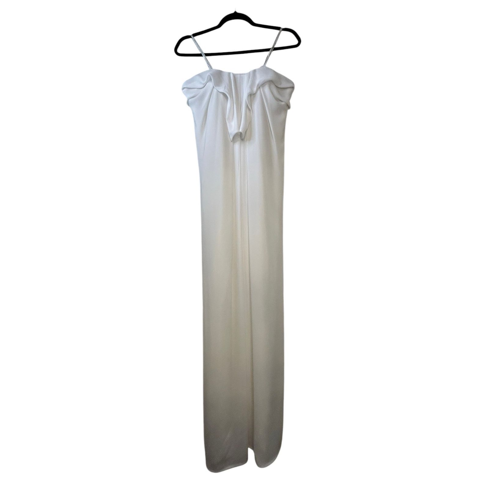 Halston Heritage Halston Heritage Strapless Tie Front Gown in Chalk - Size 4 Size S / US 4 / IT 40 - 3 Thumbnail