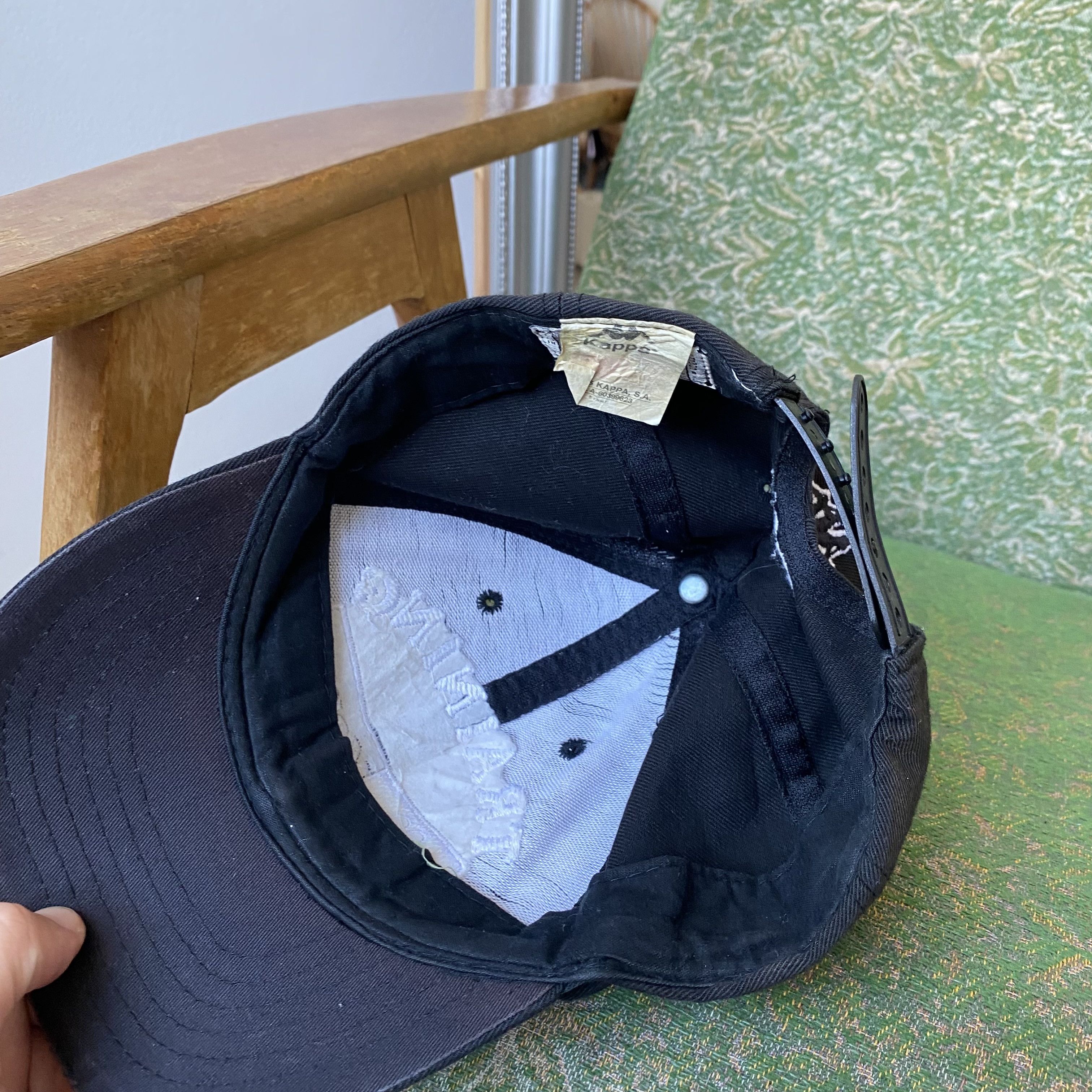 Kappa 🖤 Vintage 80-90s Faded Kappa cap training Dad hat Size ONE SIZE - 9 Thumbnail