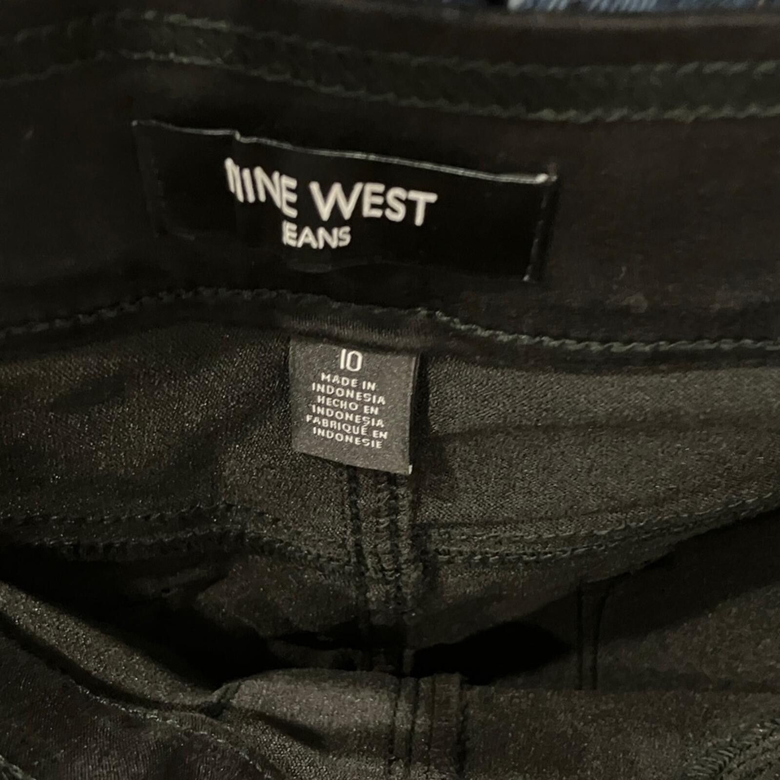 Nine West Nine West Women's Black Jeggings Size 34" / US 12 / IT 48 - 2 Thumbnail