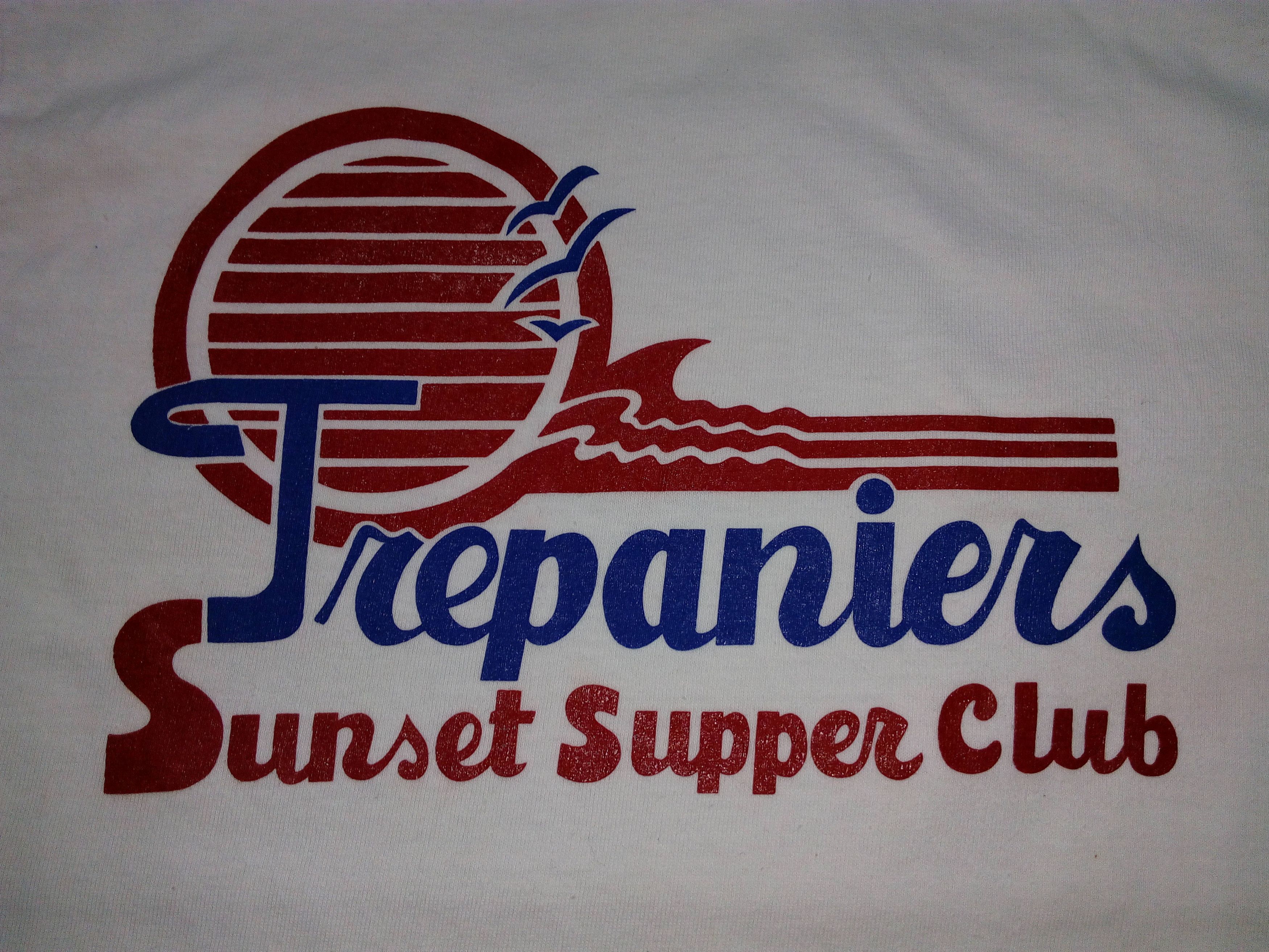 Vintage Vintage 80s Trepaniers Sunset Supper Club T-Shirt Crewneck Size US M / EU 48-50 / 2 - 3 Thumbnail