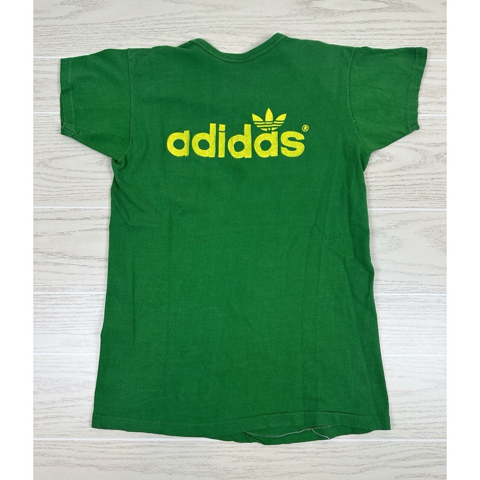 Adidas Vintage 70s Adidas Double Sided Shirt Size US L / EU 52-54 / 3 - 5 Thumbnail