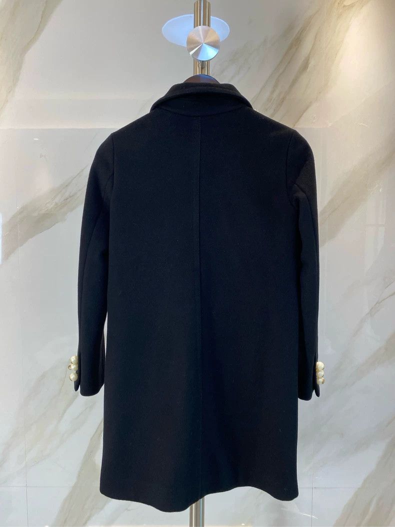 Gucci Gucci Size 38 Black wool tweed coat 2503-Nextarrow Size US XS / EU 42 / 0 - 2 Thumbnail