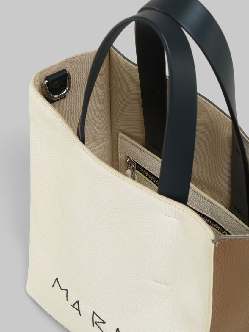 Marni o1w1db11125 Size :OS/Museo Soft Mini Bag in White/Brown Size ONE SIZE - 3 Thumbnail