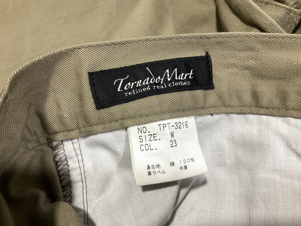 If Six Was Nine × Japanese Brand × Tornado Mart 🔥Sick Y2K Tornado Mart Khaki Skinny Pants Size US 31 - 9 Thumbnail
