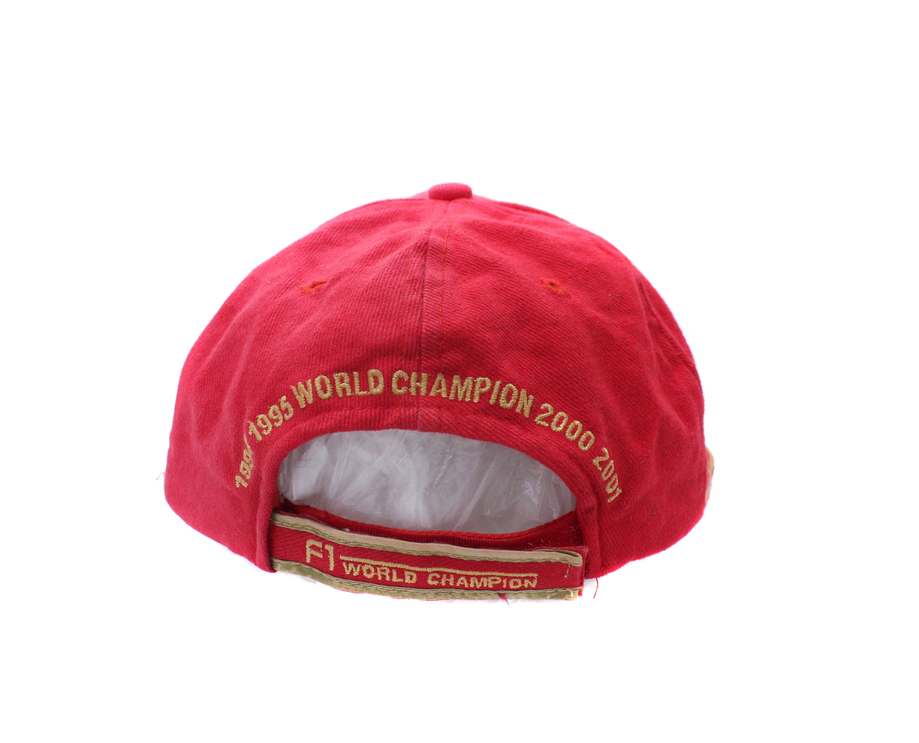 Ferrari 2001 Michael Schumacher Logo F1 Cap Size ONE SIZE - 4 Thumbnail