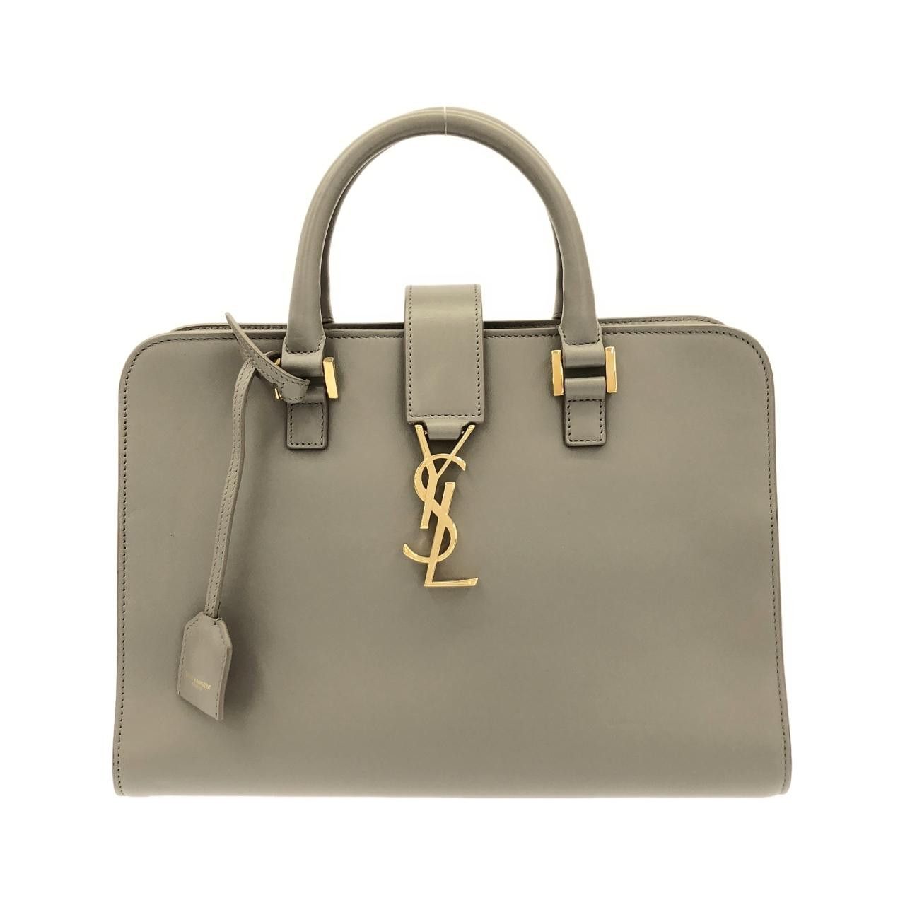YVES Saint Laurent Cabas Monogram Calf Bag Leather Handbag 472469 Dv70O Duty Free For Usa in Grey, Women's