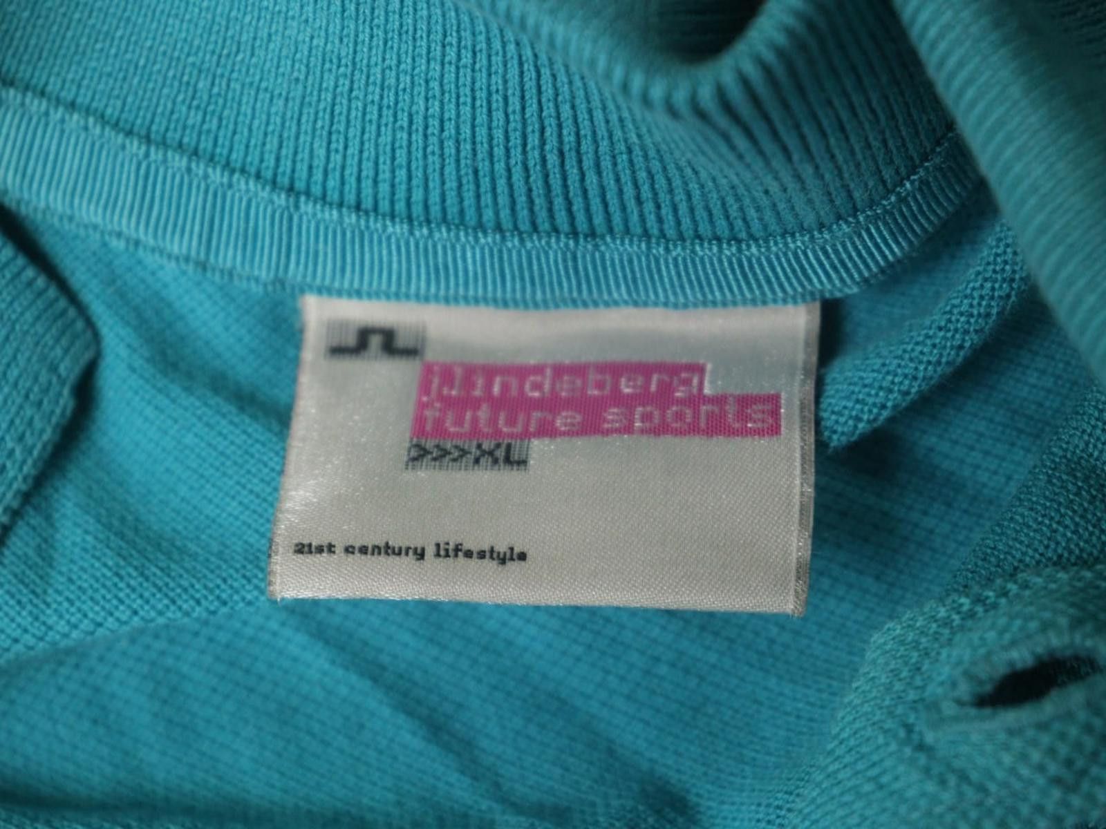 J.Lindeberg J.Lindeberg Blue 100% Cotton Collared Polo Shirt Size XL Size US XL / EU 56 / 4 - 11 Thumbnail