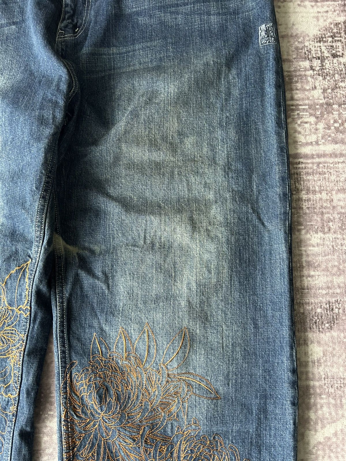 Karakuri Tamashii Overprint Dragon Embroidery Karakuri Jeans Size US 44 / EU 60 - 12 Thumbnail