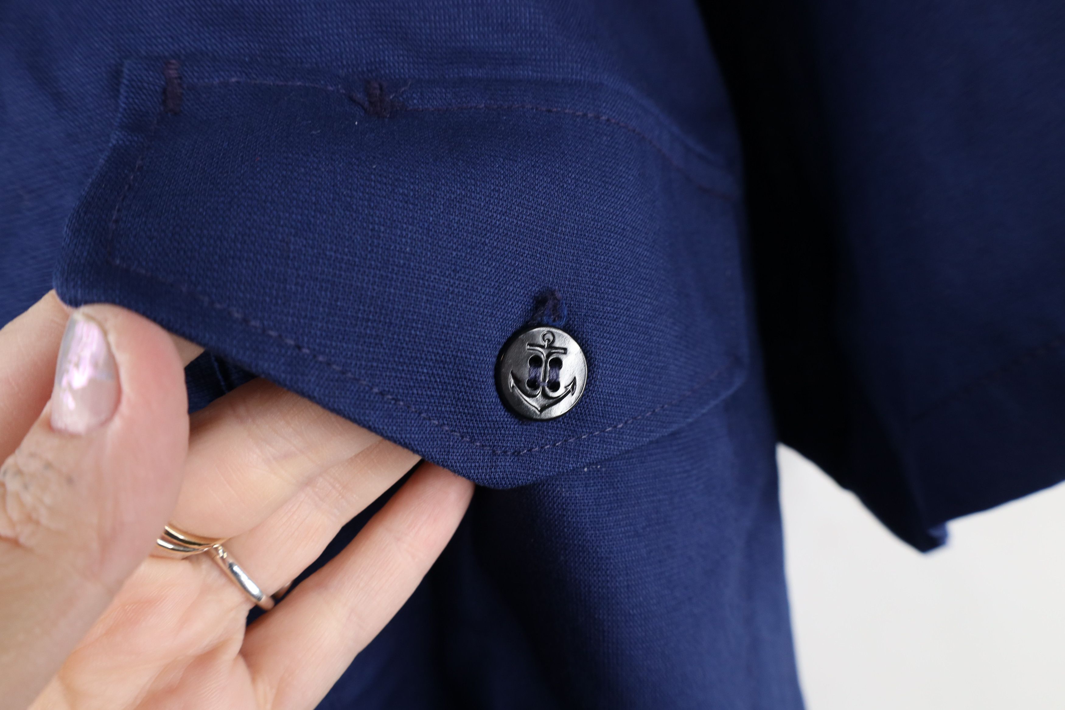 Vintage Vintage 80s Military States Navy Utility Button Shirt USA Size US M / EU 48-50 / 2 - 6 Thumbnail