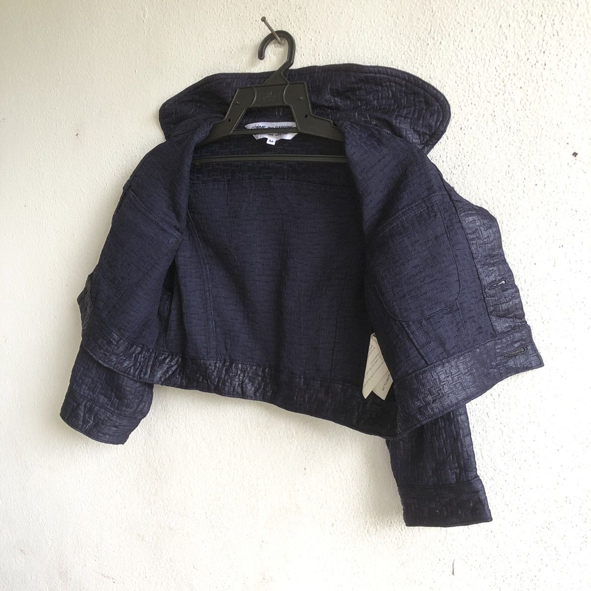Comme des Garcons COMME des GARCONS Cropped Textured Jacket Size S / US 4 / IT 40 - 6 Thumbnail