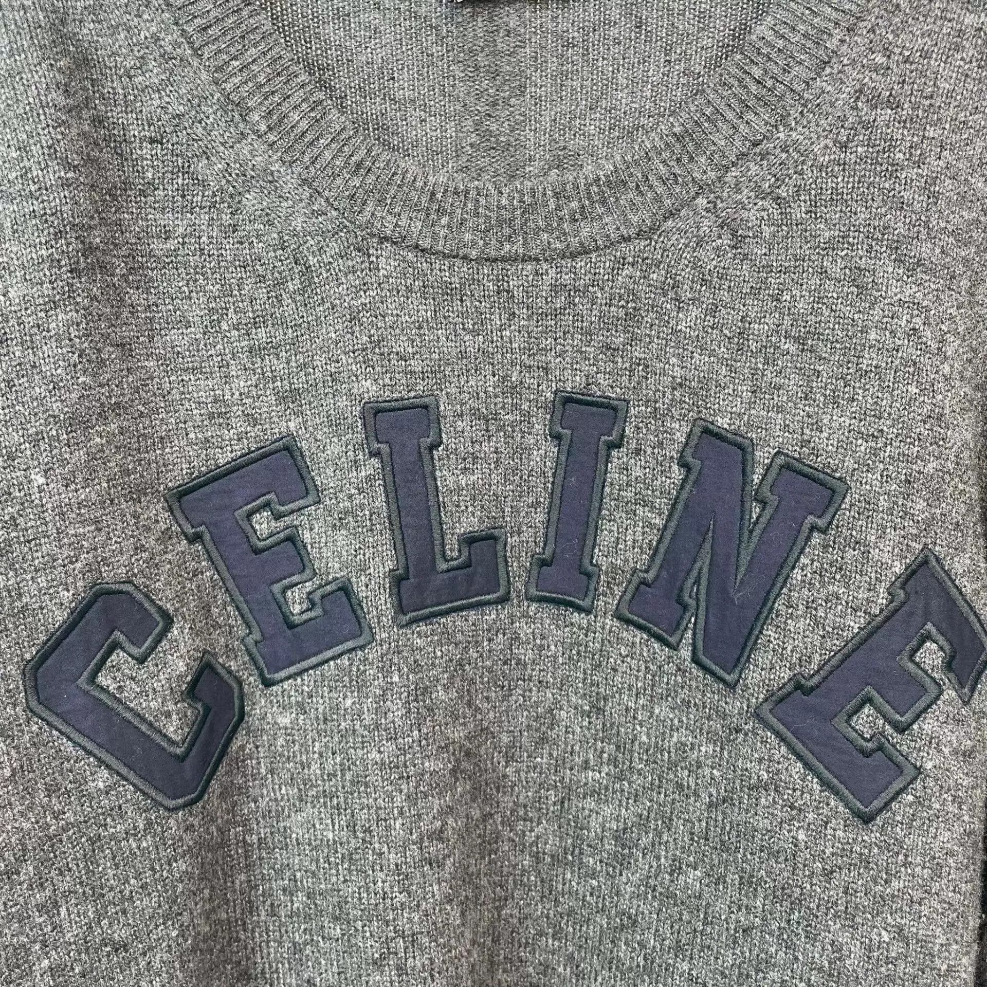Celine Celine Wool Short Knit Top Size L 98 New Size L / US 10 / IT 46 - 7 Thumbnail