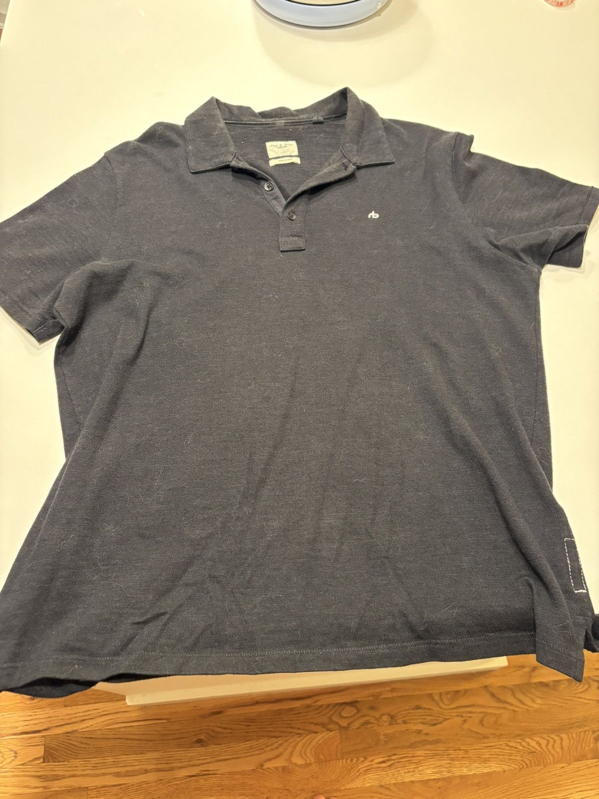 Rag & Bone Rag and Bone Black Polo Size US L / EU 52-54 / 3 - 1 Thumbnail