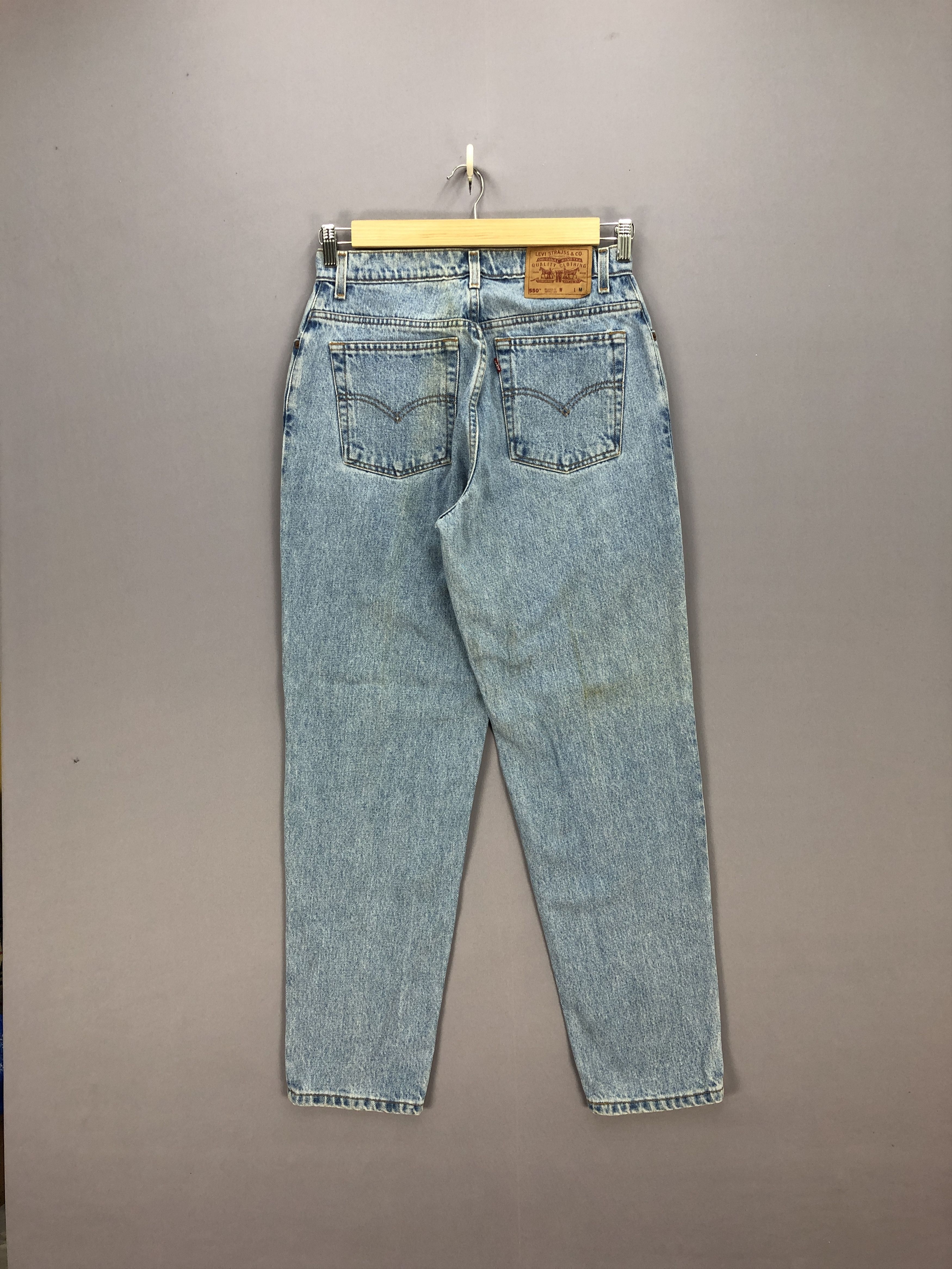 Levi's Vintage Levis Sun Faded Jeans Levi's 550 Light Wash Denim Size US 30 / EU 46 - 2 Thumbnail