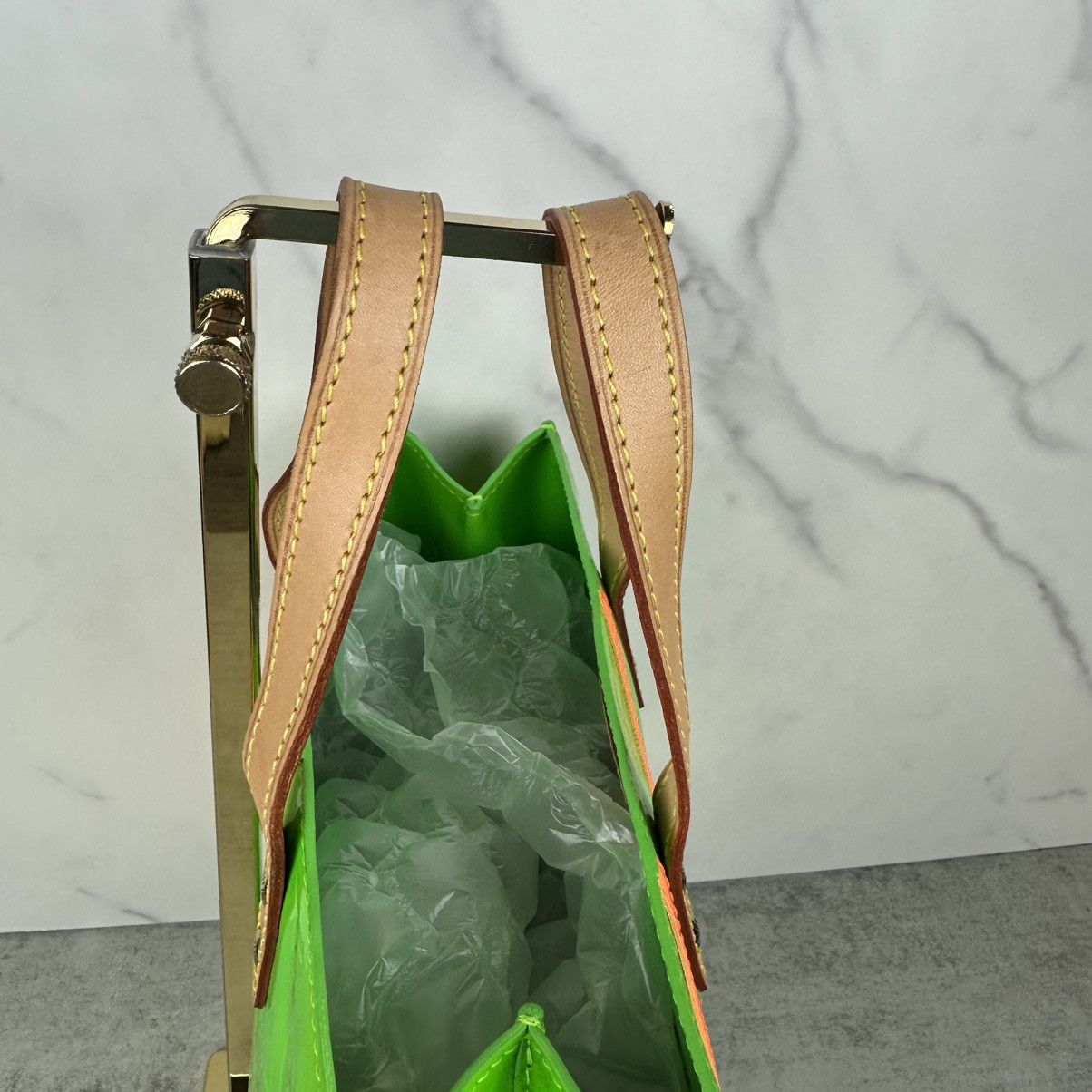 Louis Vuitton Louis Vuitton Green Vernis Reade PM Limited Edition Size ONE SIZE - 10 Thumbnail