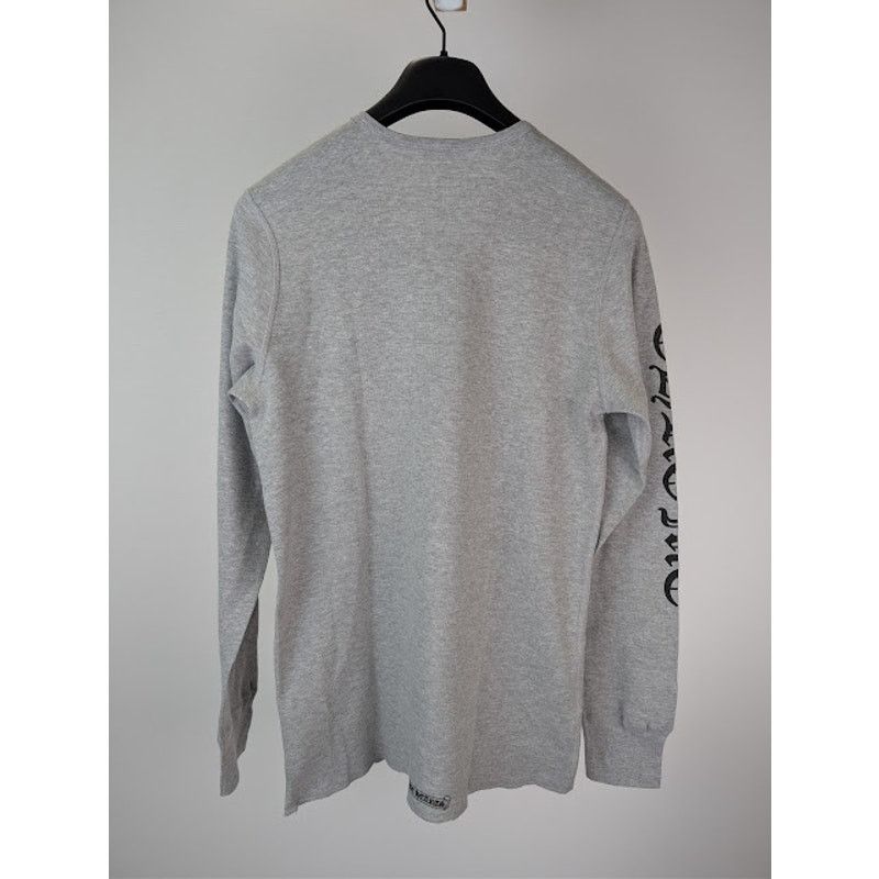 Chrome Hearts o1rshd1 Scroll Logo Long-Sleeve T-Shirt in Grey Size US L / EU 52-54 / 3 - 10 Thumbnail