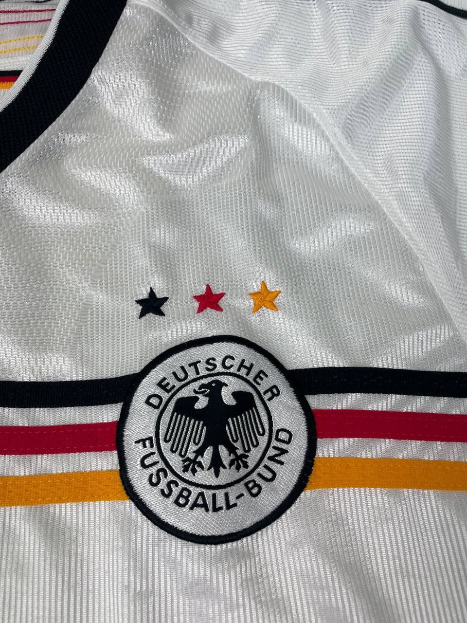 Adidas Vintage Adidas Germany 1998 2000 Home Shirt Soccer Jersey Size US L / EU 52-54 / 3 - 4 Thumbnail