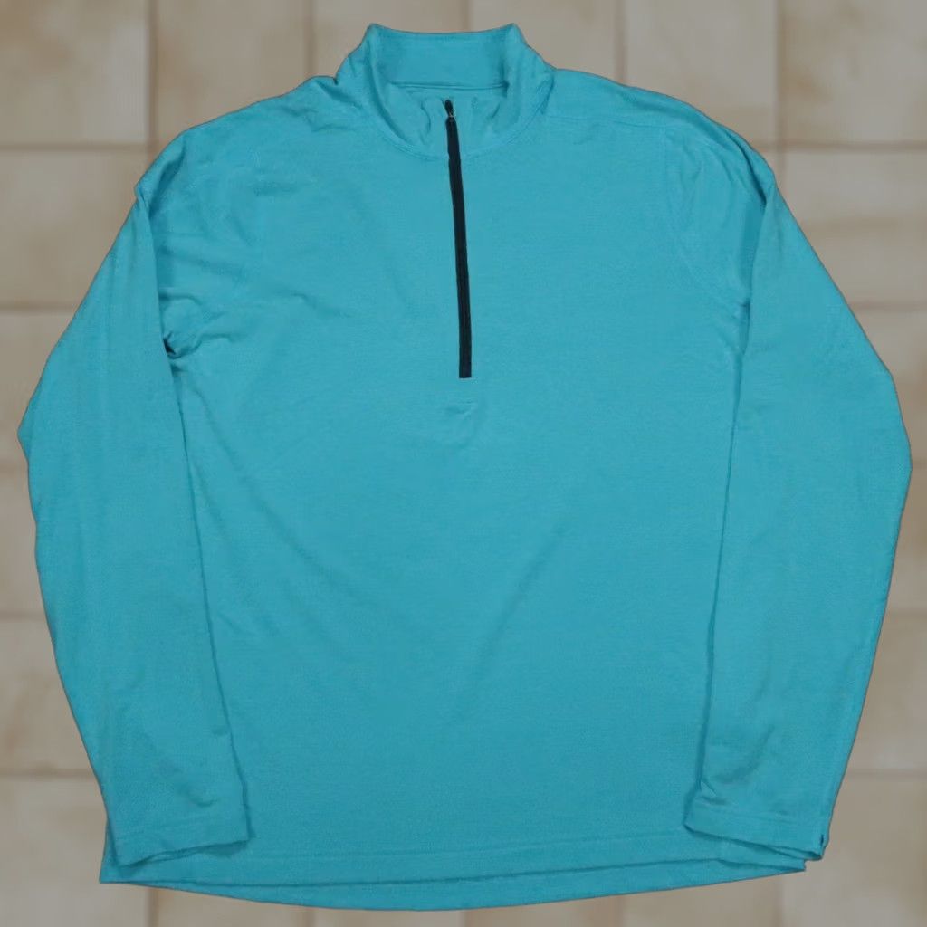 Vintage Stio Pullover Mens Large Blue Tipton Tech Quarter Zip Performance Hiking Outdoor Size US L / EU 52-54 / 3 - 1 Thumbnail