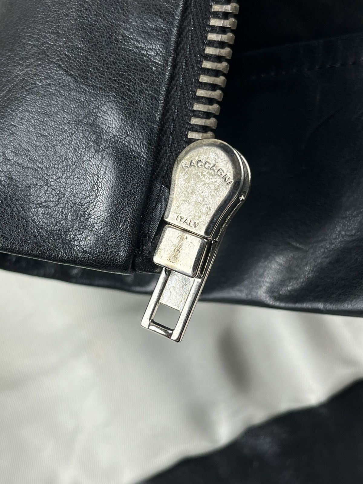 Rick Owens SS12 Rick Owens Naska Paneled Moto Bomber Leather Jacket Size US M / EU 48-50 / 2 - 7 Thumbnail